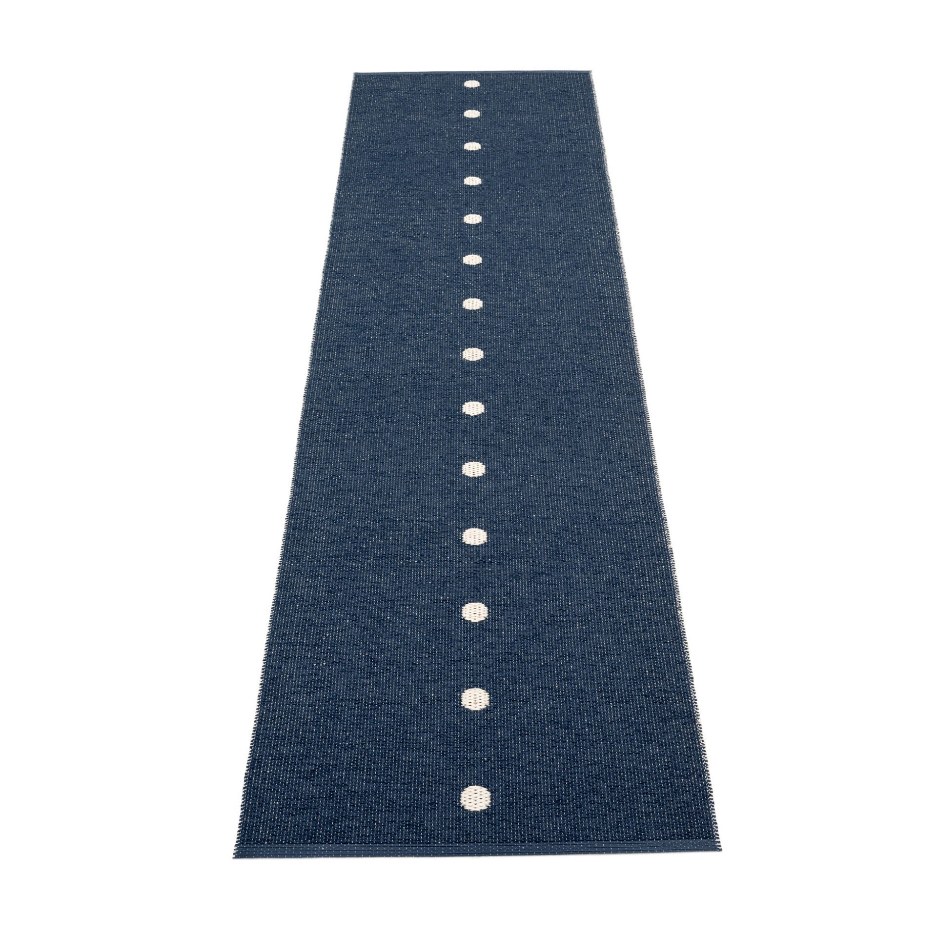 Peg Plastic Carpet 70x280 cm Pappelina Dark Blue