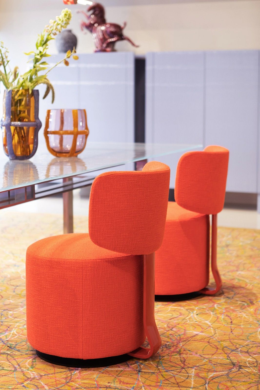Tamburound swivel armchair Cassina 
