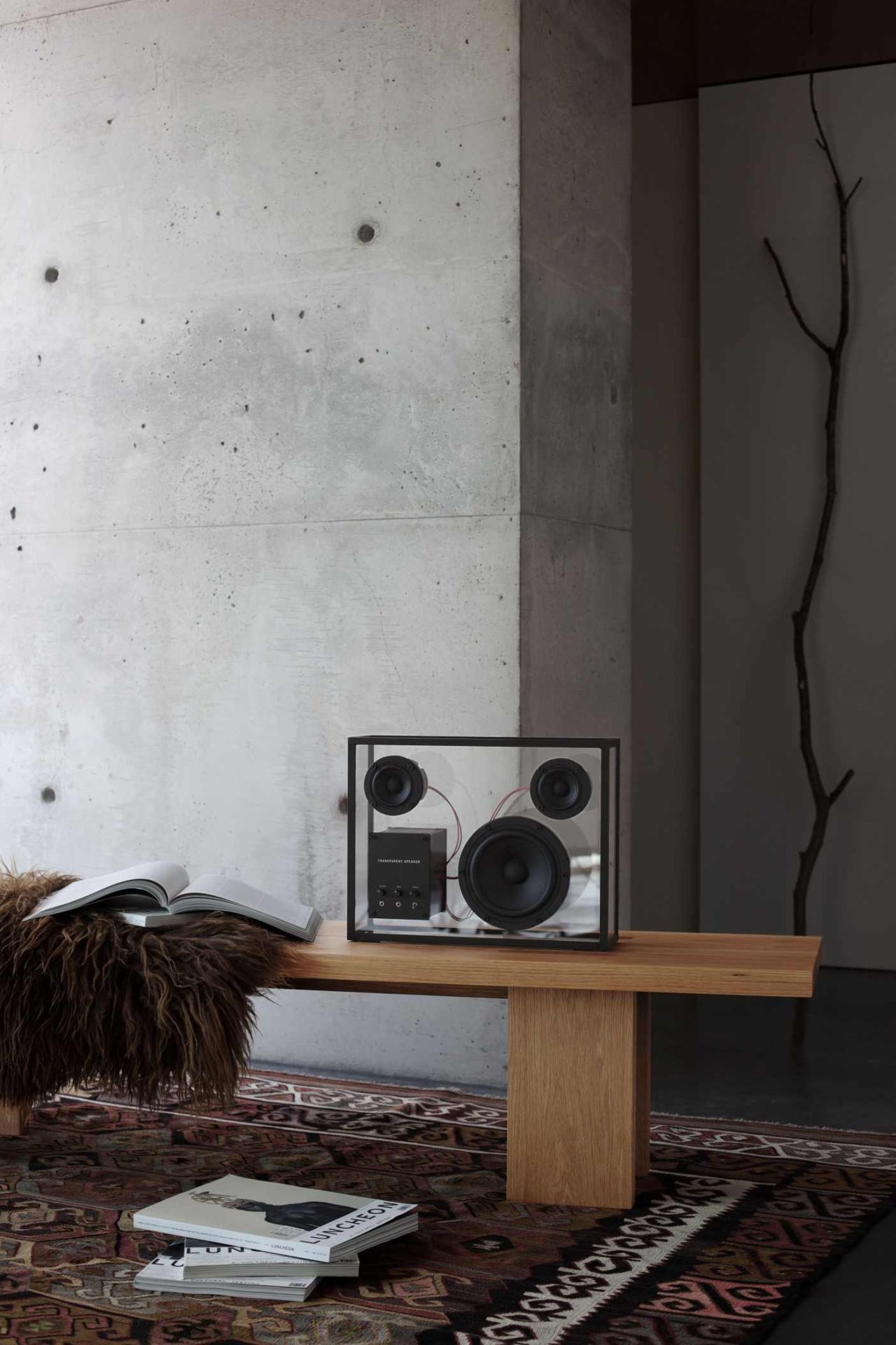 Transparent loudspeaker Transparent