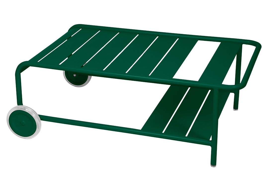Luxembourg Low Table with Castors Outdoor Fermob Luxembourg Low Table with Castors Outdoor Fermob