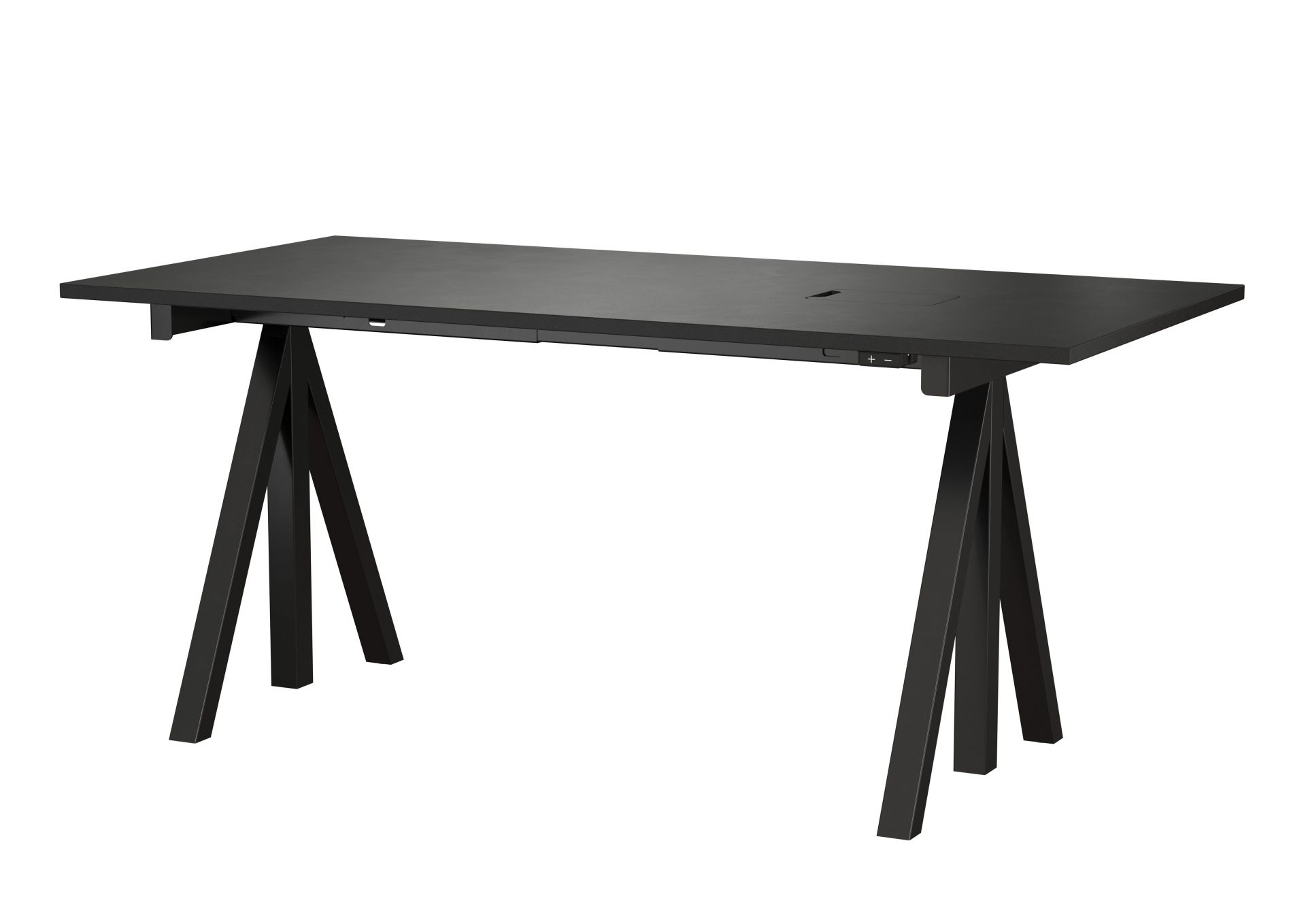 Works Desk Fix black Frame String Furniture
