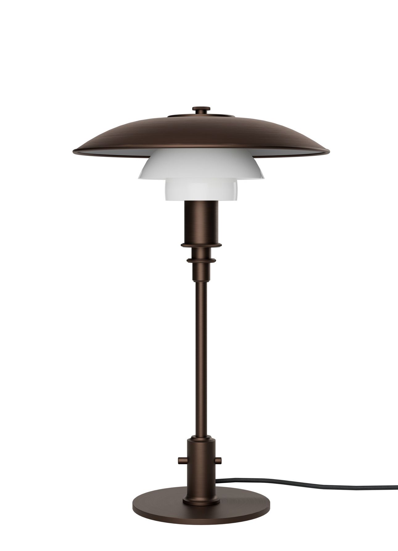 PH 3/2 Aged Brass Opal table lamp Louis Poulsen