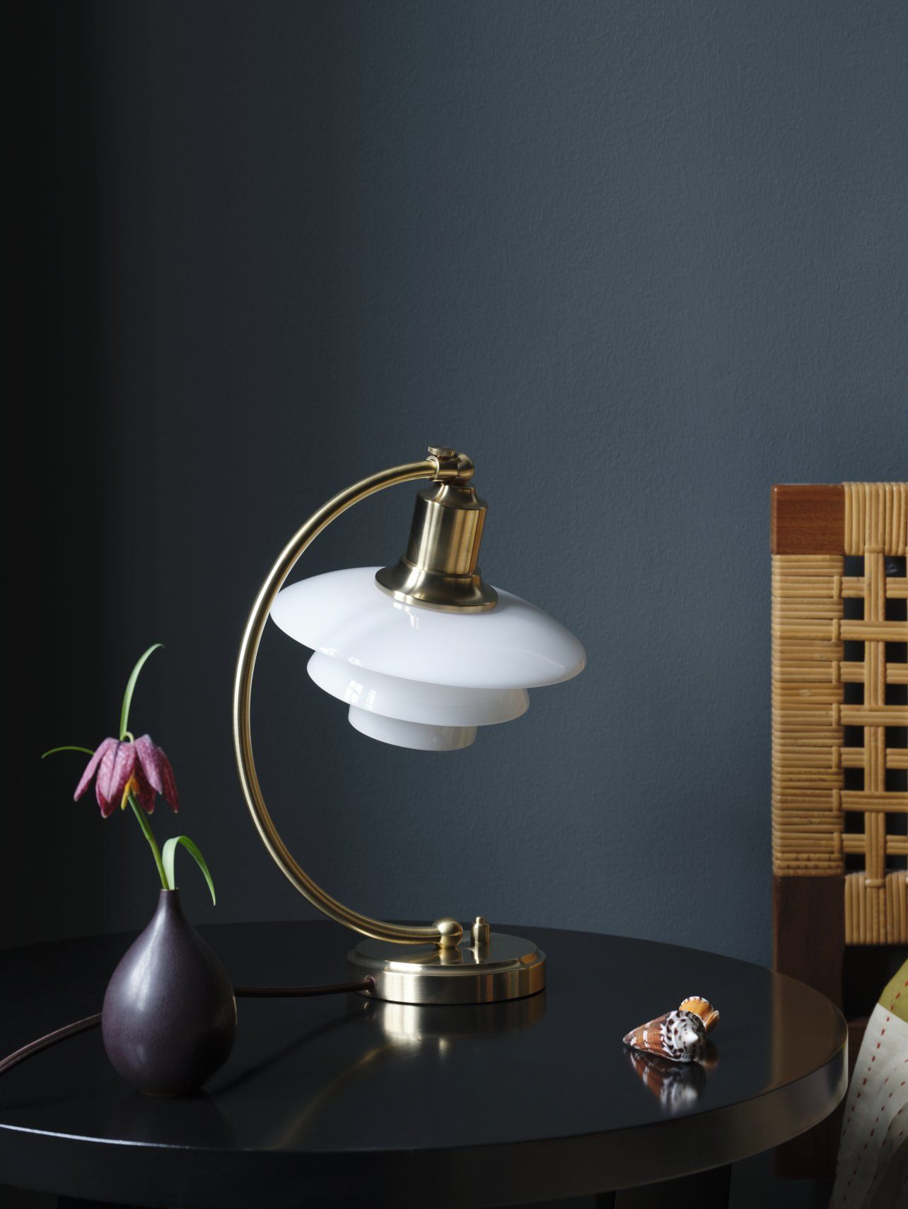 PH 2/2 Luna Table Lamp Brass / Opal Glass Louis Poulsen LIMITED EDITION