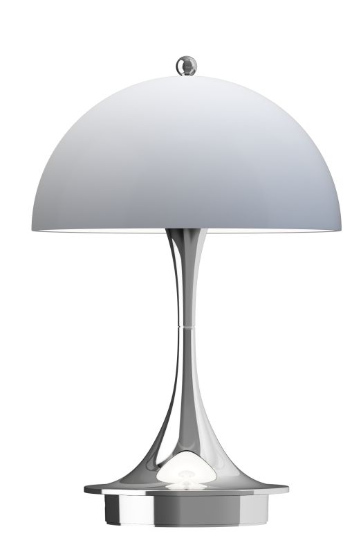Panthella 160 Portable V3 rechargeable LED table lamp indoor/outdoor Louis Poulsen Opal blue-grey