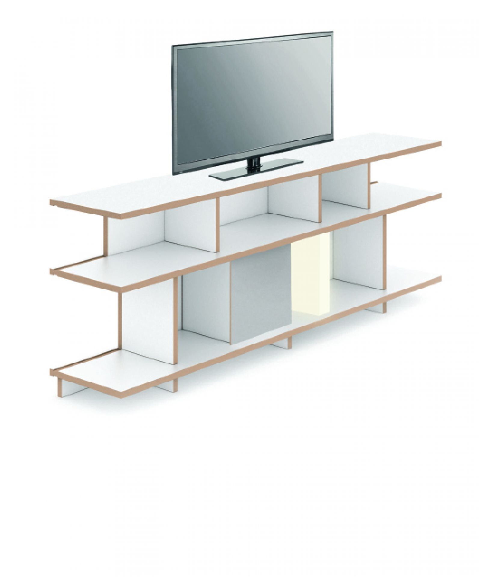 Stell shelf add-on module low 160 Tojo