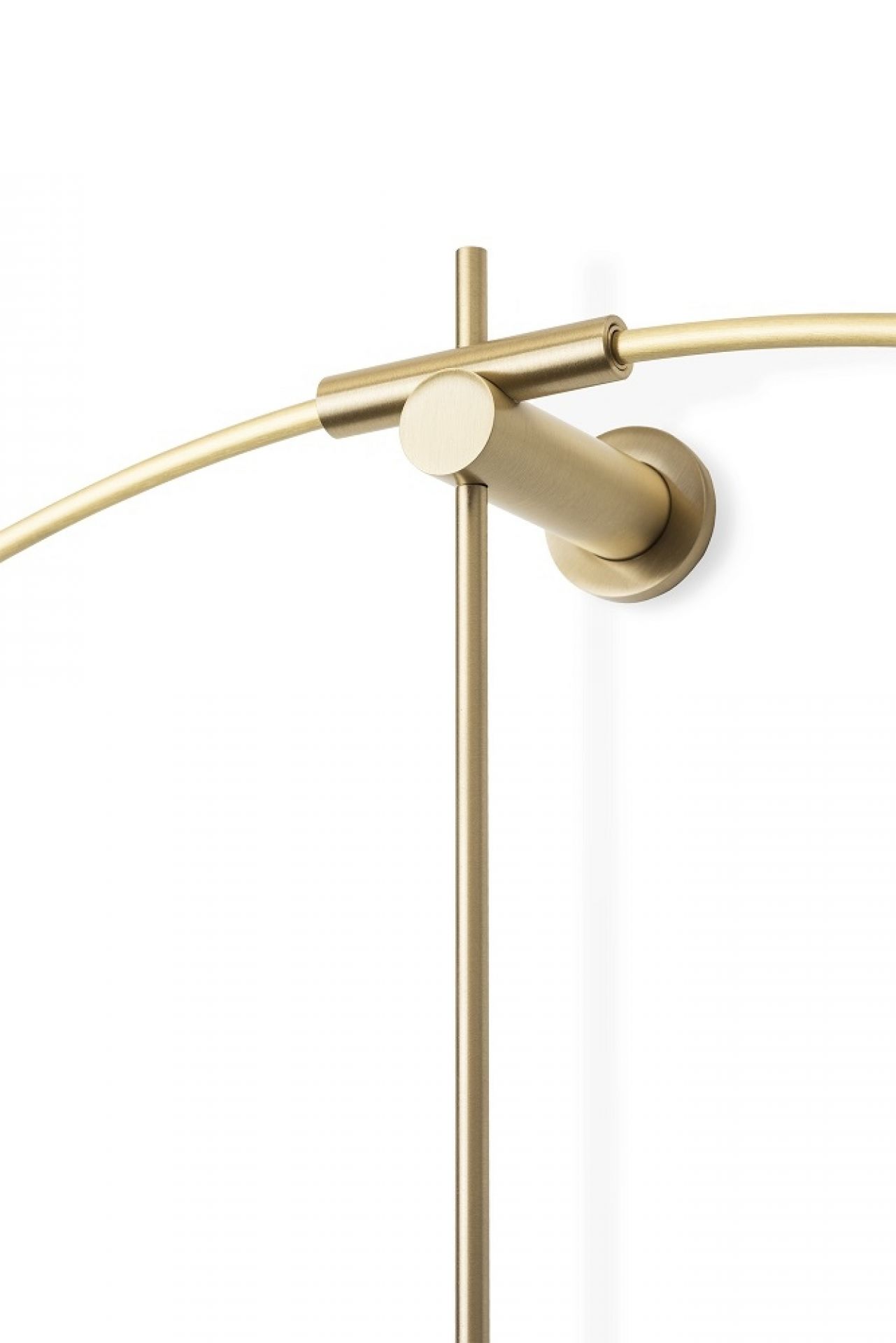 New Anda G Wall Clock Brass nomon