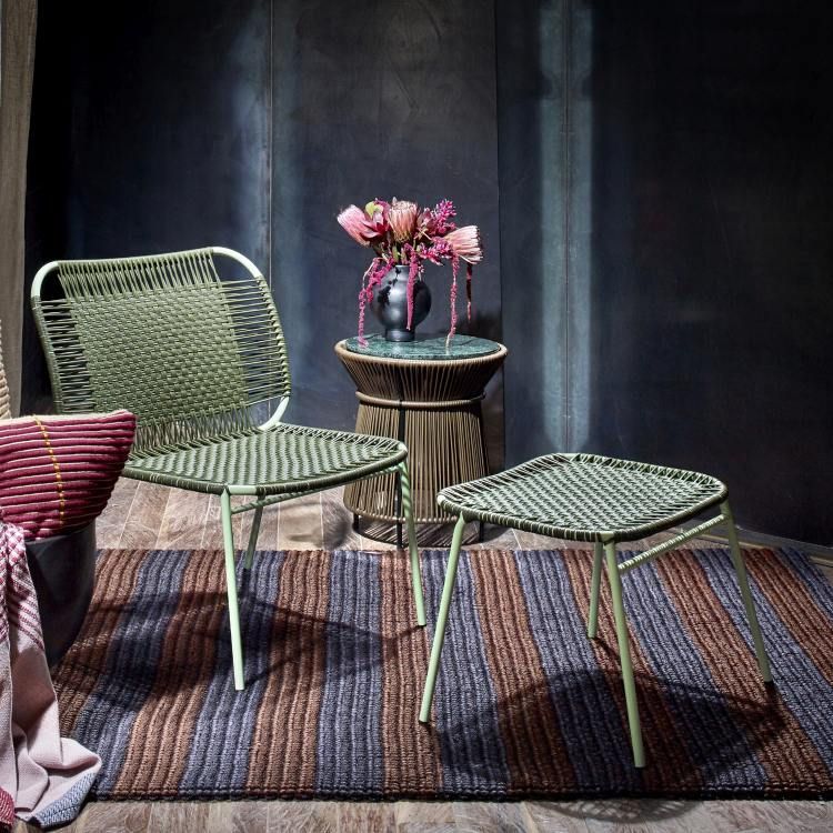Cielo Footstool Outdoor ames 