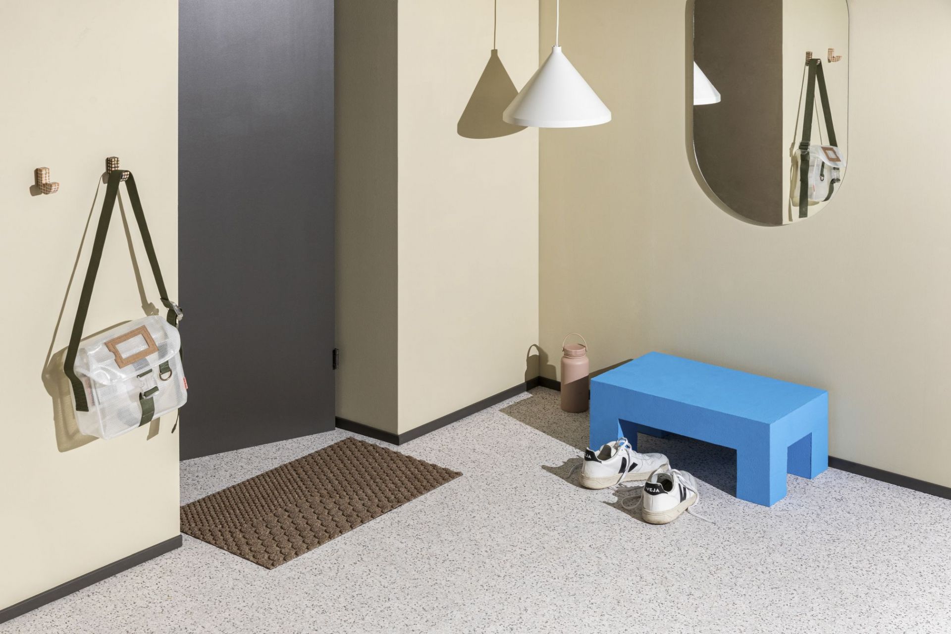 Hex doormat W 45 x D 75 cm / DESERT Heymat SINGLE PIECES