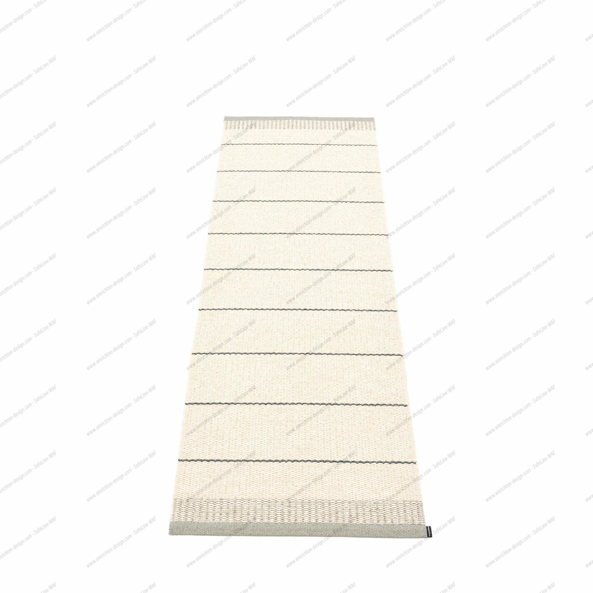 Belle Plastic Carpet 60x200 cm Pappelina Warm grey