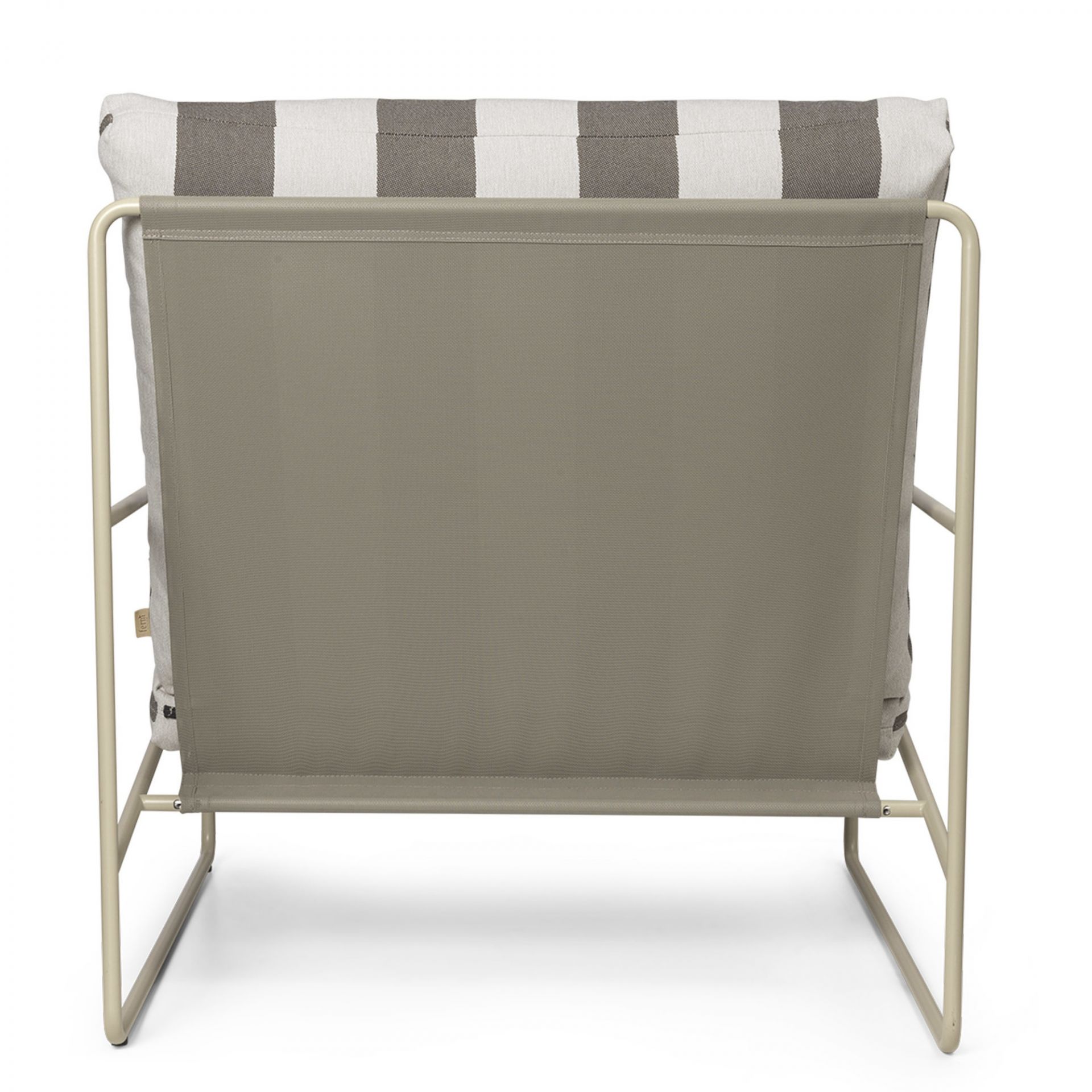 Desert 1 Seater Outdoor Armchair Stripes Frame Cashmere Ferm Living