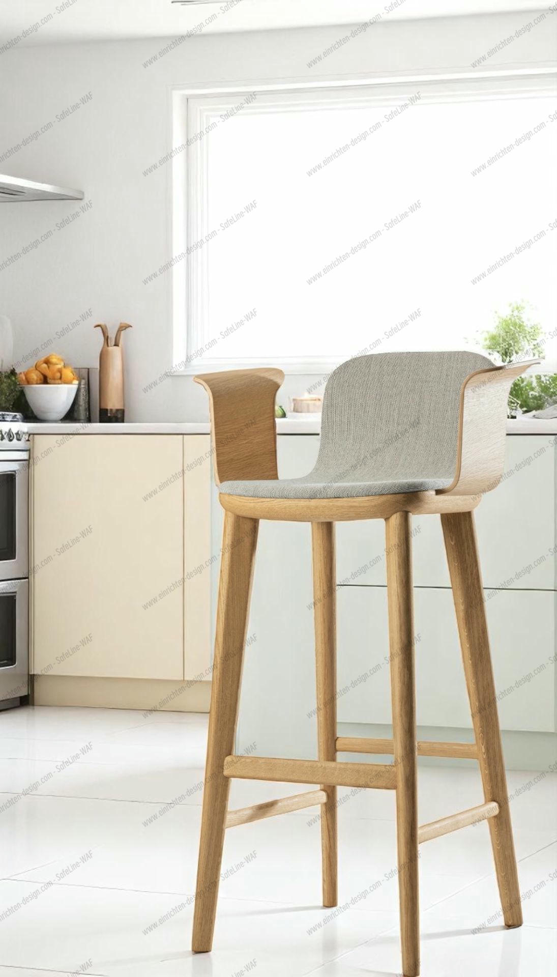 Aeon Comfort Barstool Barstool with armrests Fully upholstered Zeitraum