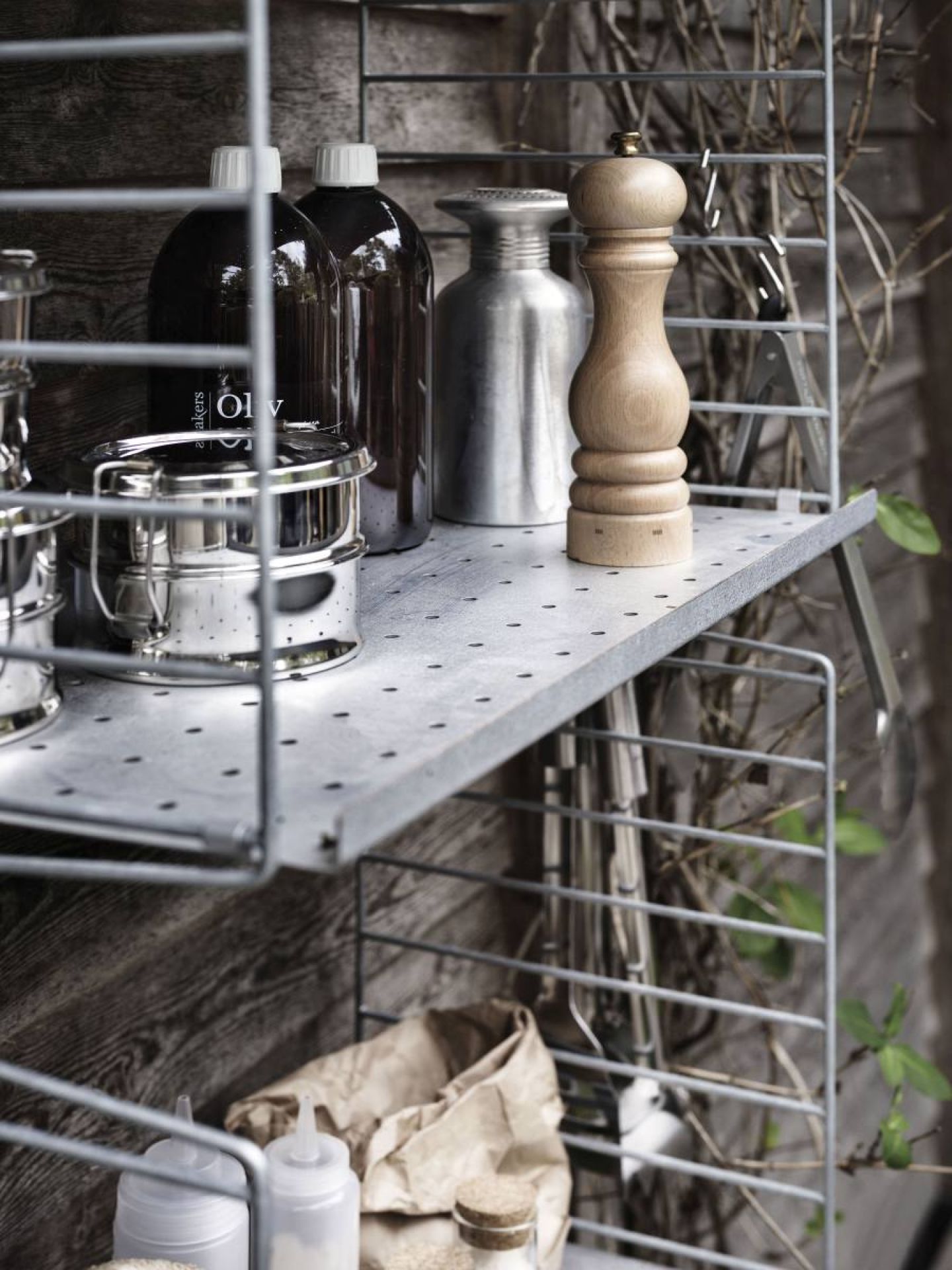 String Outdoor Floor Shelf System A String Furniture