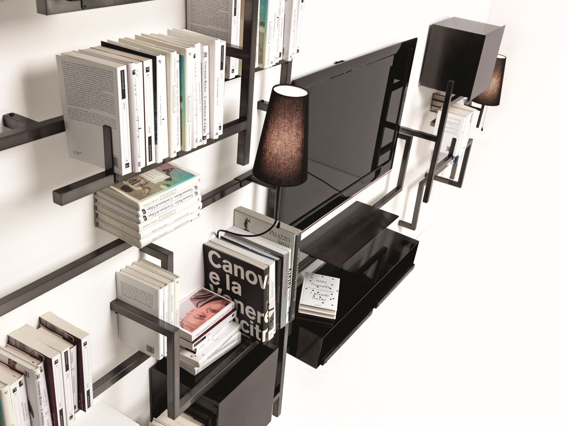 Antologia  Wall shelf-module F  w. 120cm Mogg