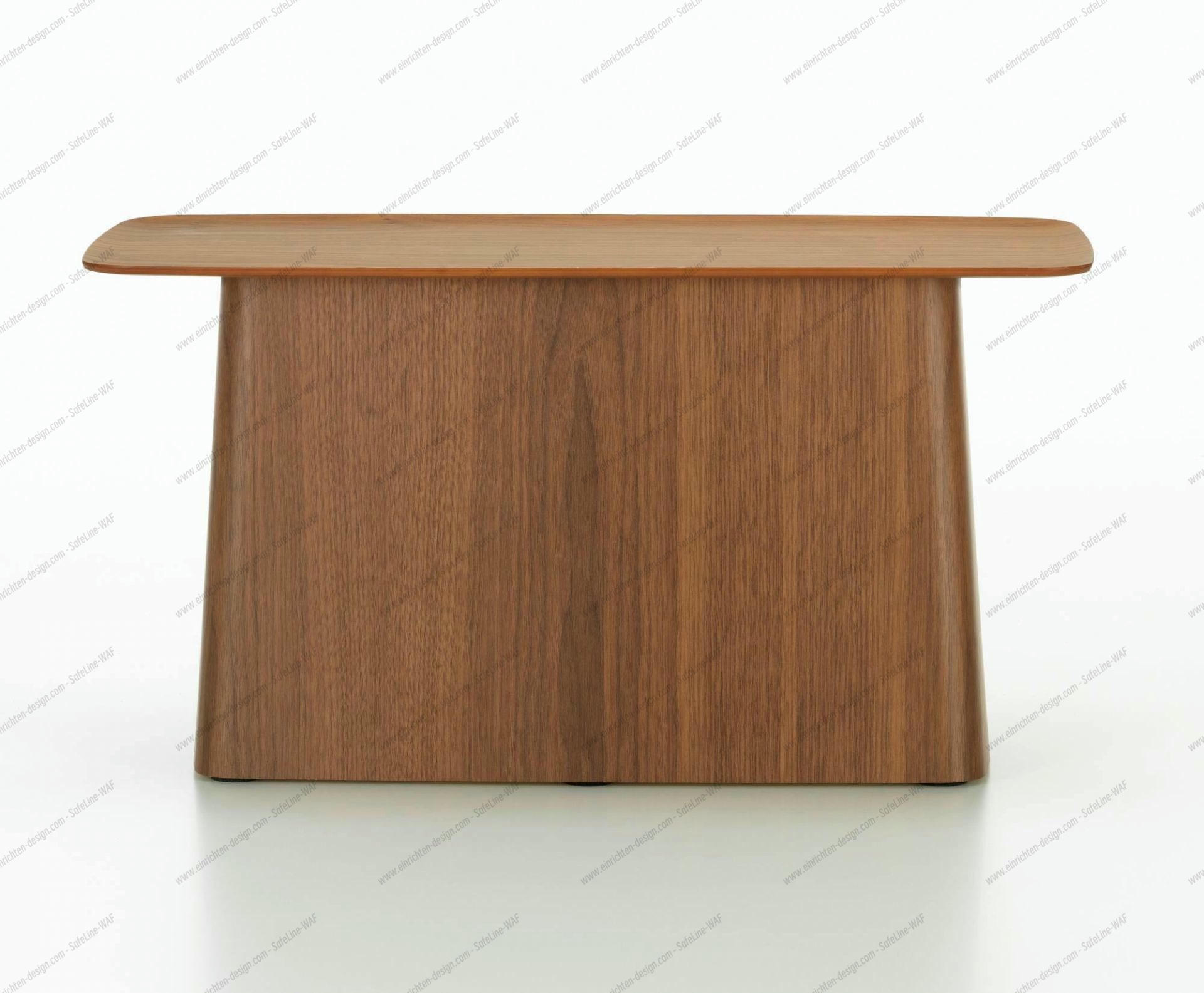 Wooden Side Table walnut large Vitra