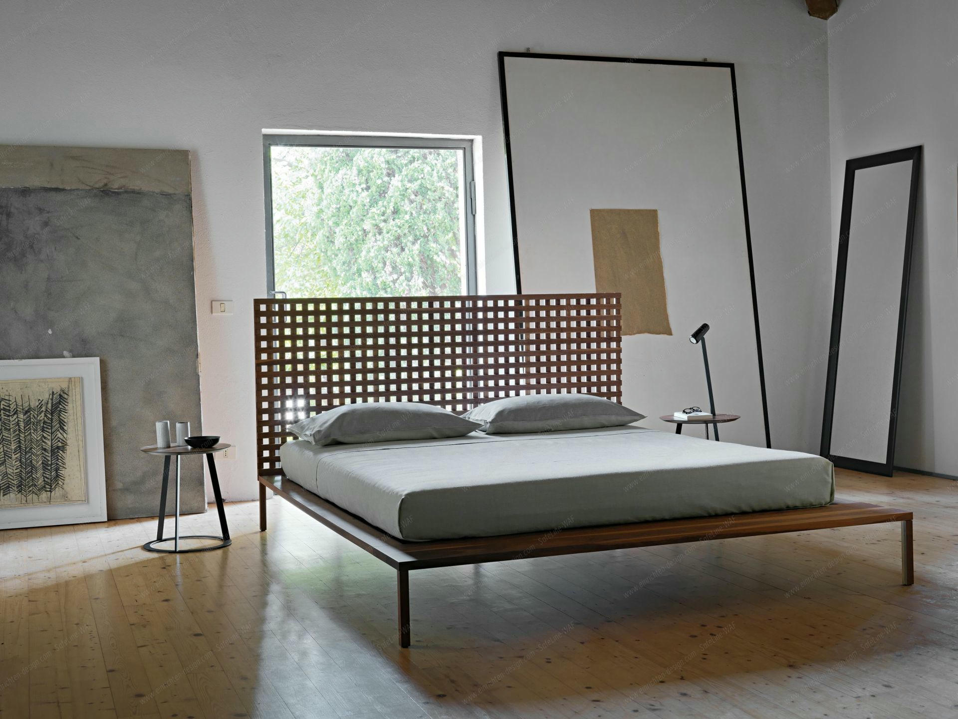 Albino Torcia Side Walnut / black Table Casamania Horm