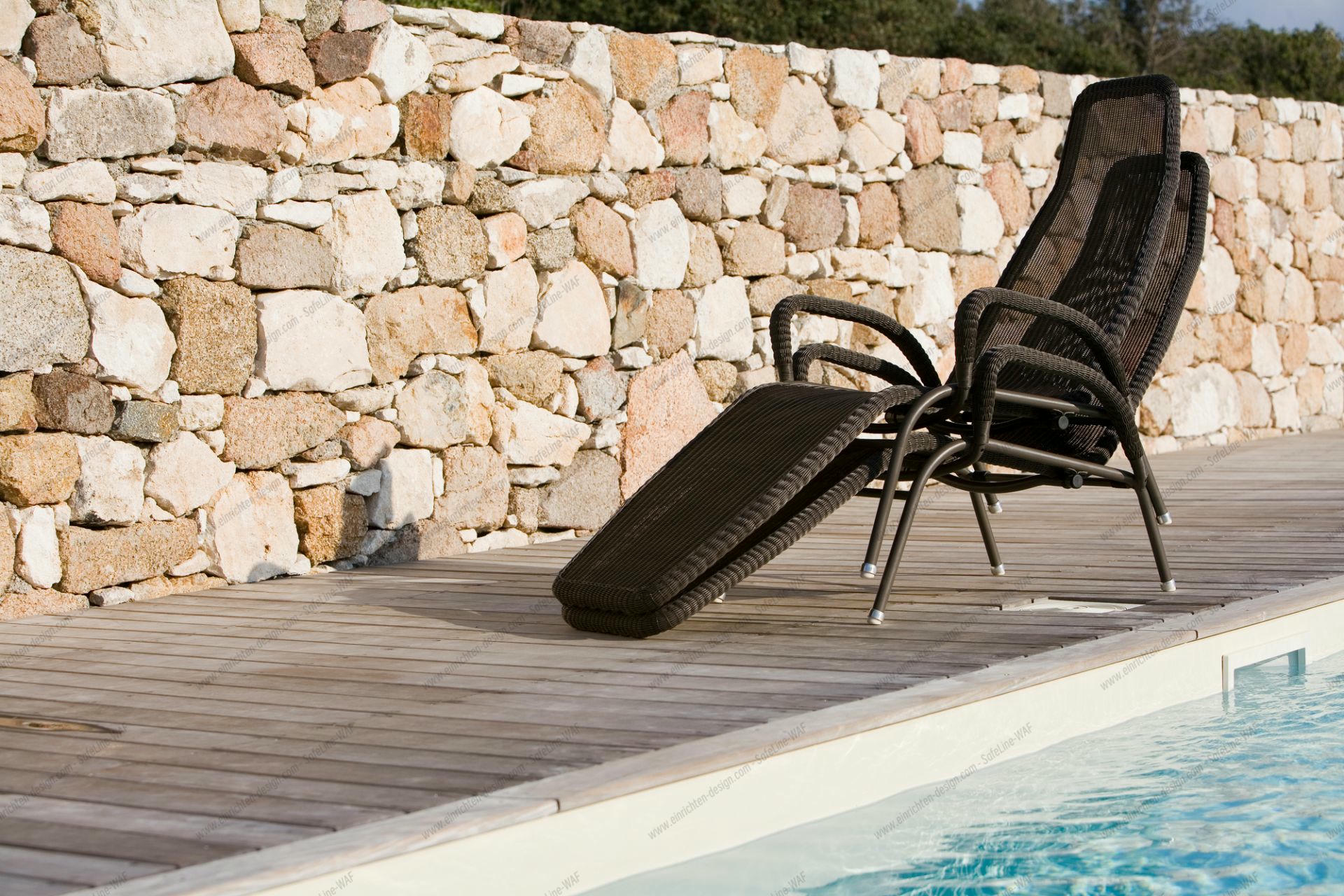 Sunrise Outdoor Sun lounger stackable Cane-Line