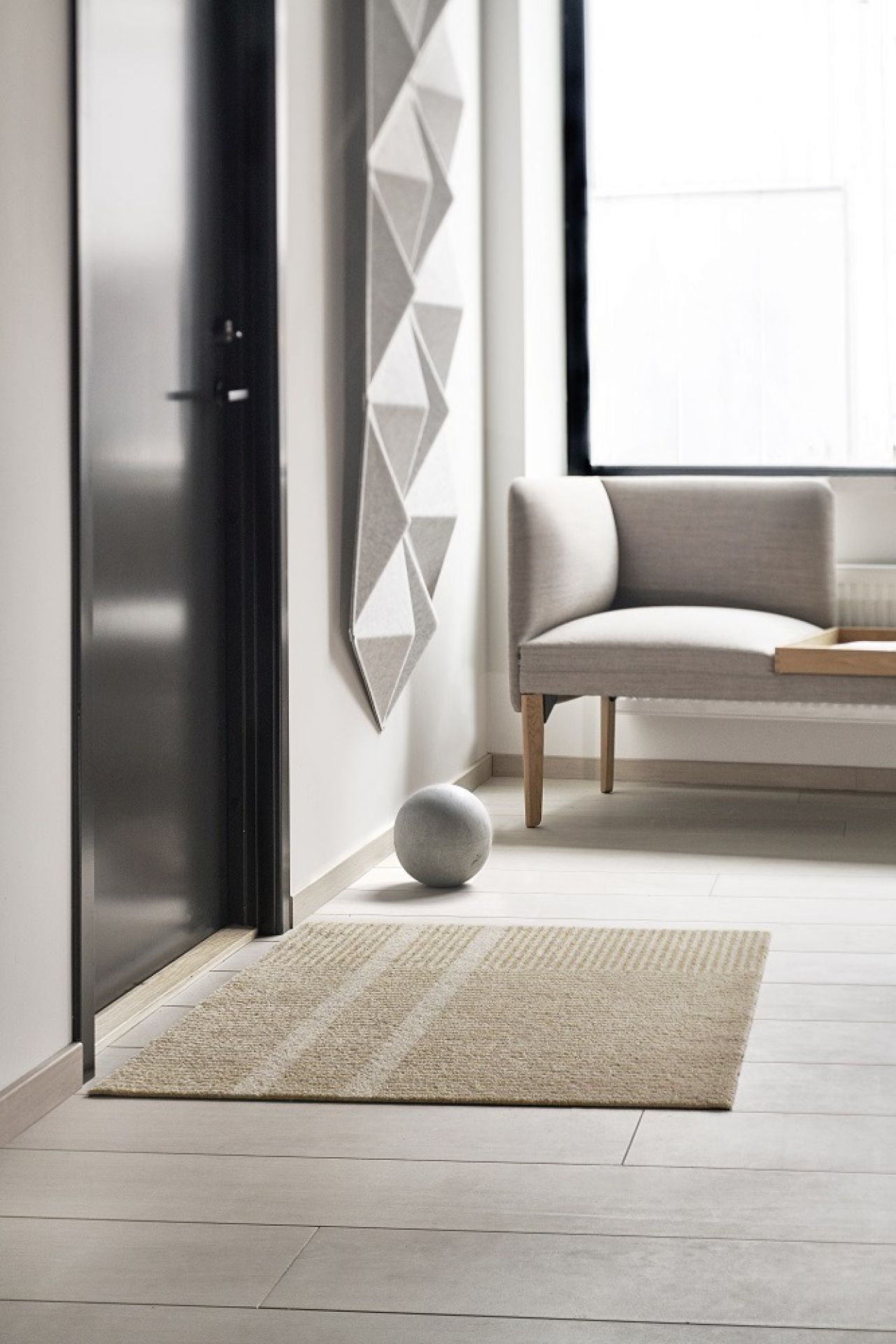 Løype Indoor / Outdoor Doormat W 65 x D 85 cm / STORMY Heymat SINGLE PIECES