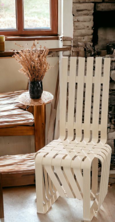 High Sticking Chair with High Back Knoll International  