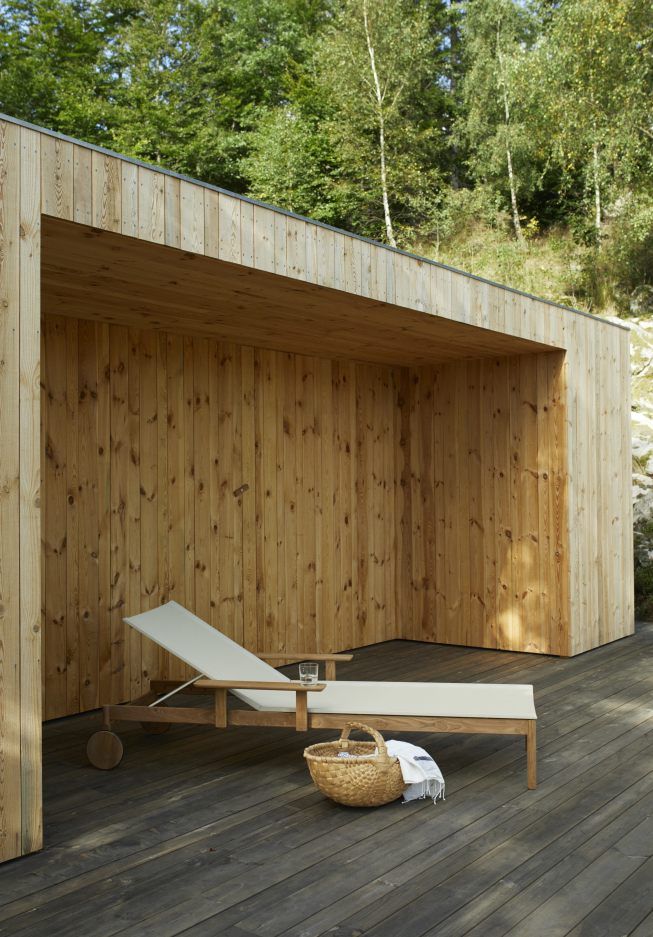 Pelagus Sunbed Outdoor Skagerak by Fritz Hansen