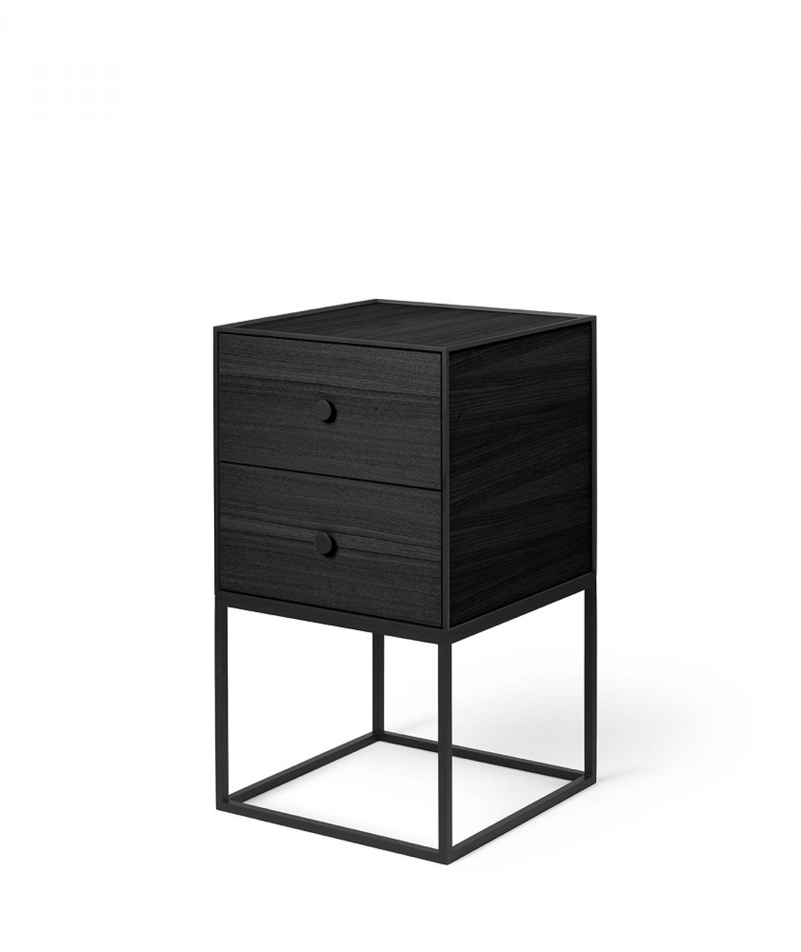 Frame 35 Cupboard Element with 2 Drawers Ash black Audo SINGLE PIECES