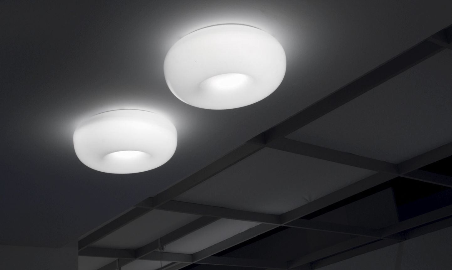 Pouff Ceiling Light 2868/J/L/1/BI Martinelli Luce