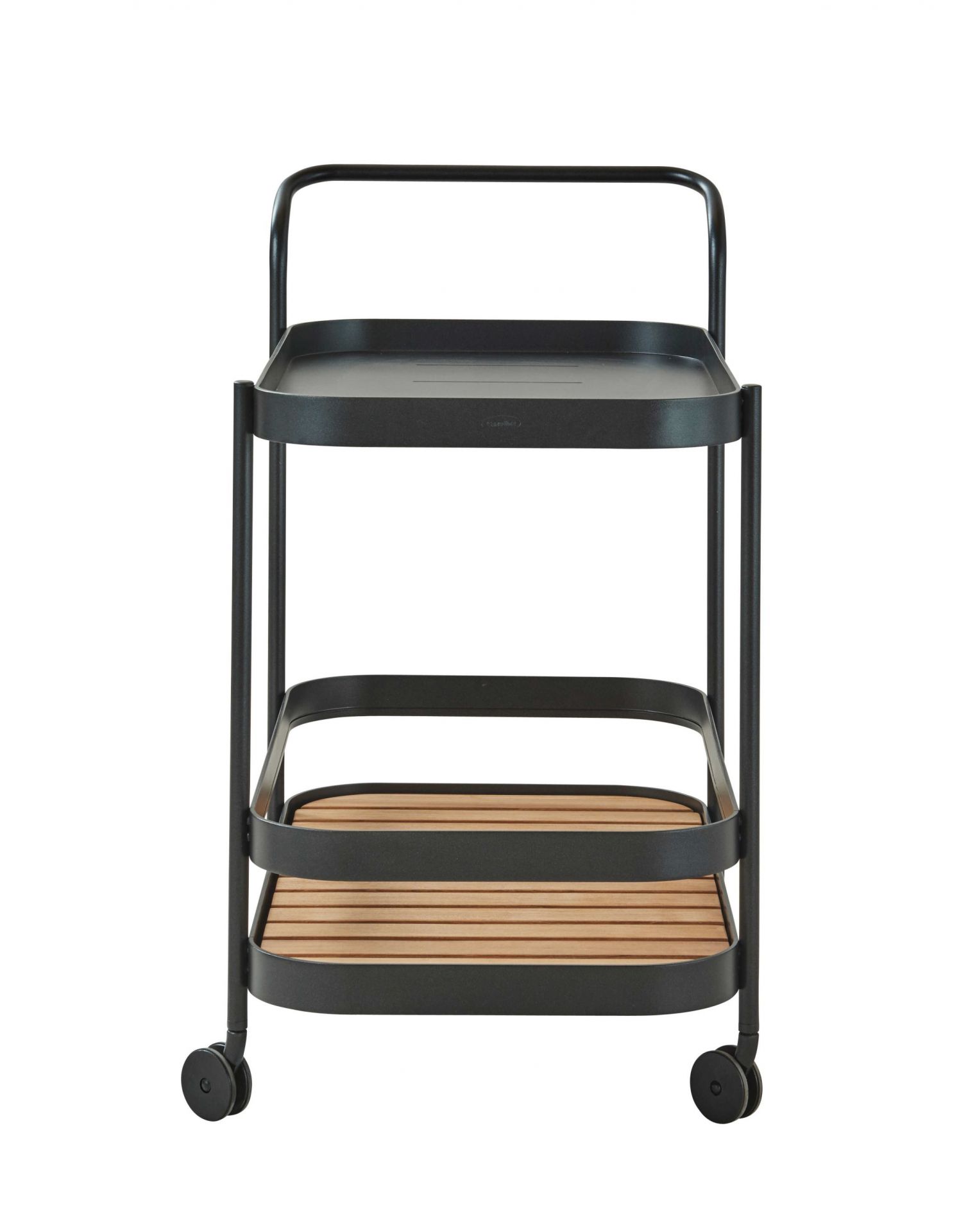 Roll Bar cart lava grey Cane-Line