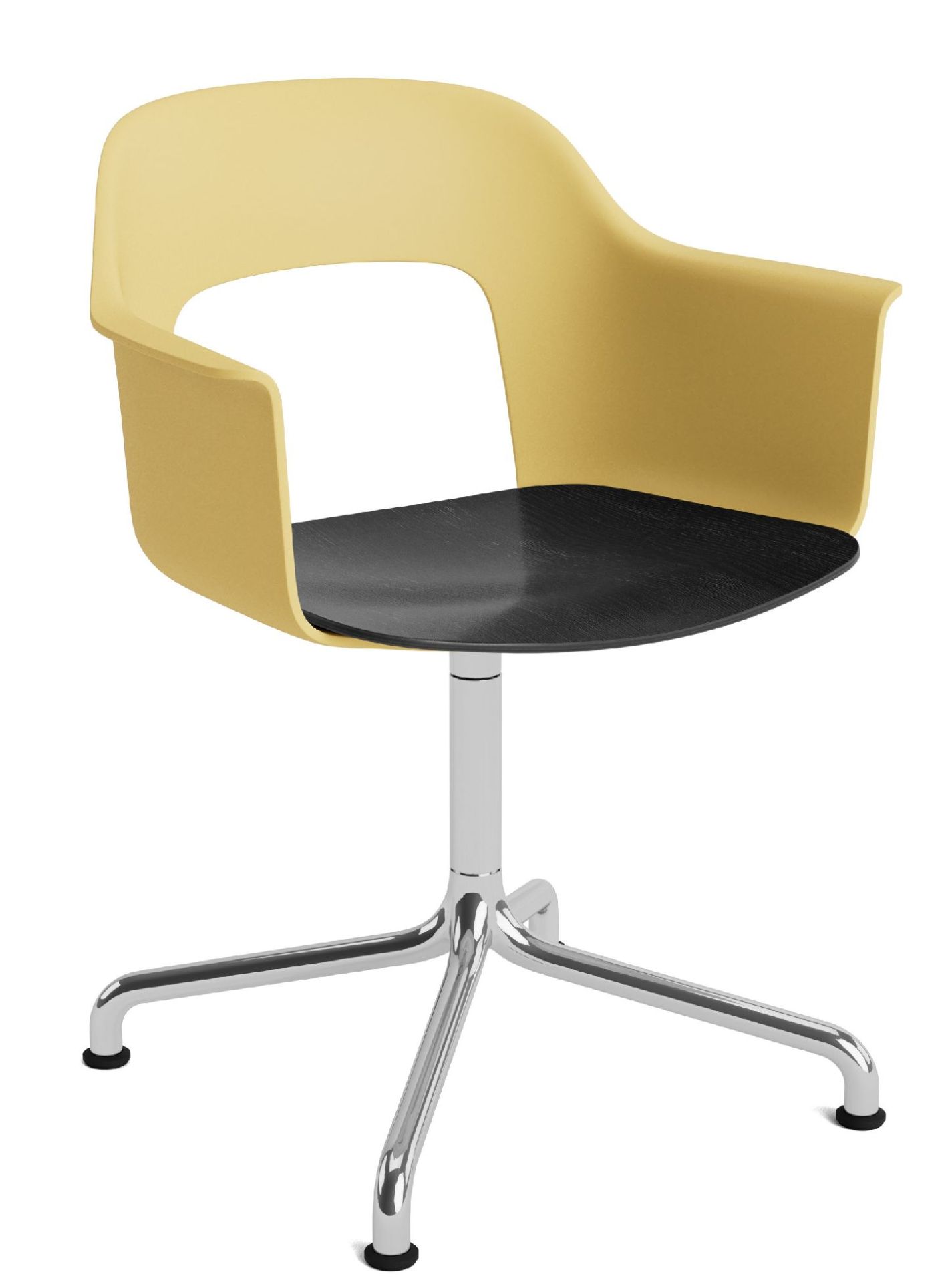 Layout Armchair 252 Armchair 4-star base swivel base with curved base Hay  