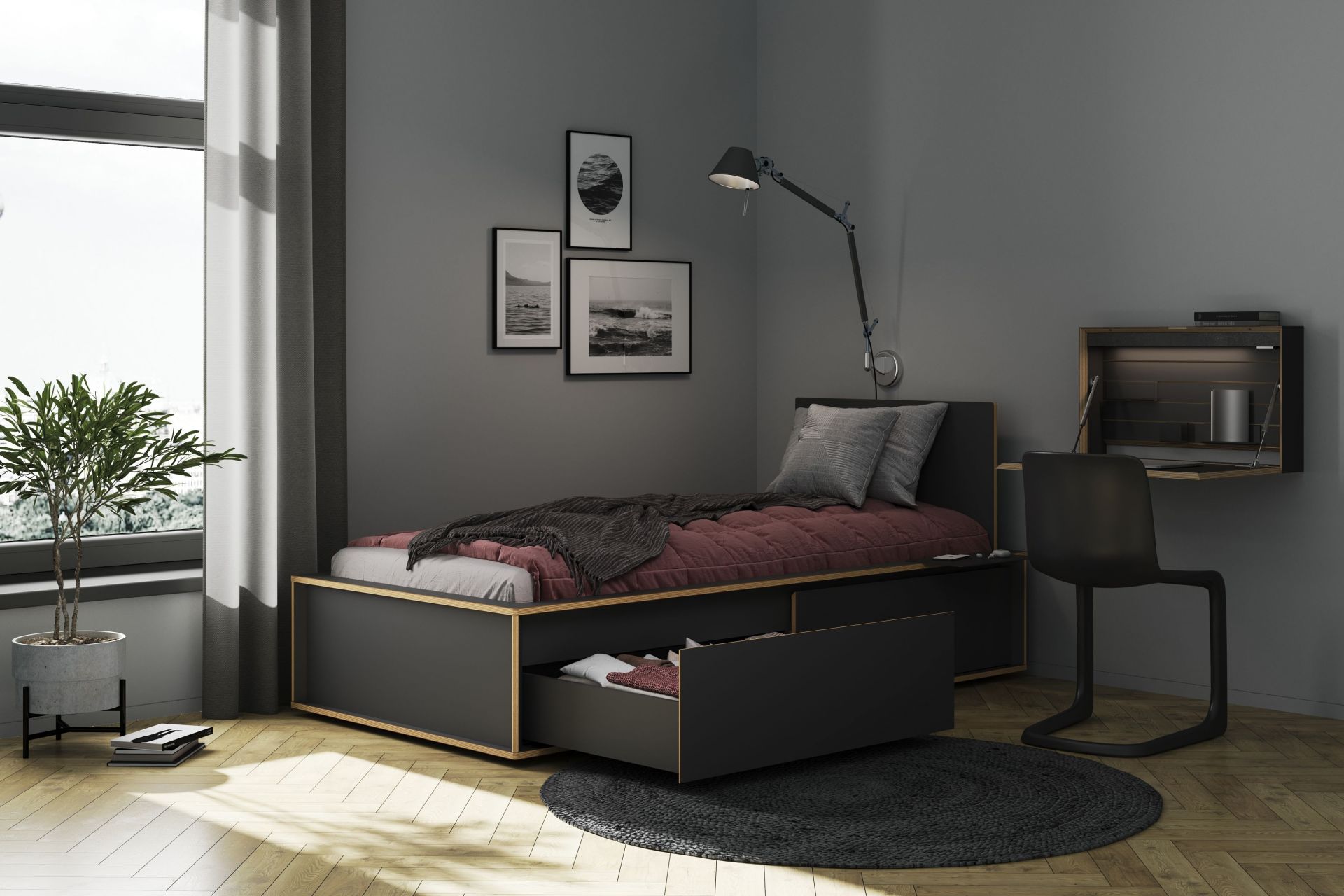 Spaze bed Müller Möbelwerkstätten
