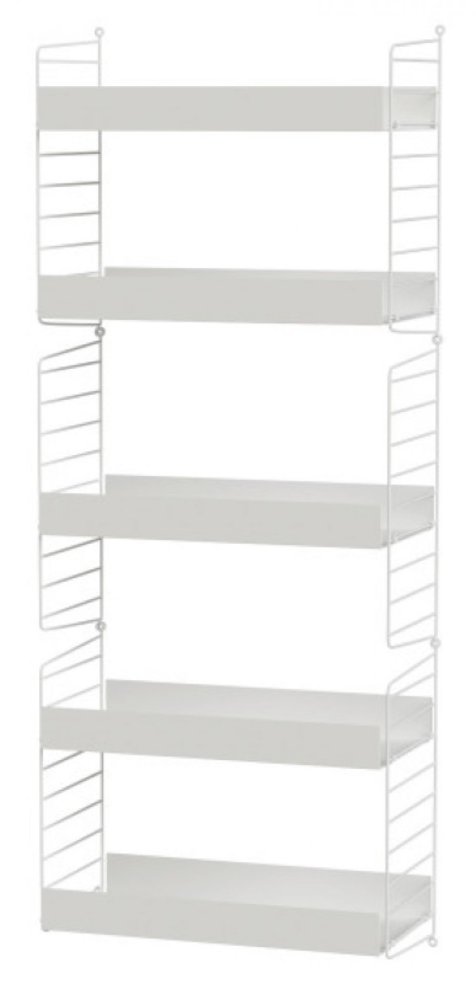 String  Living room wall shelving system B String Furniture