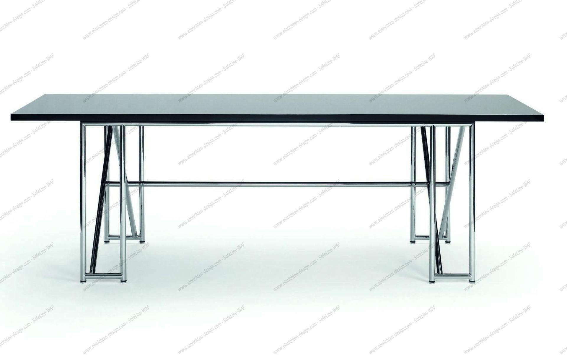 Double X table ash black 230 x 110 ClassiCon