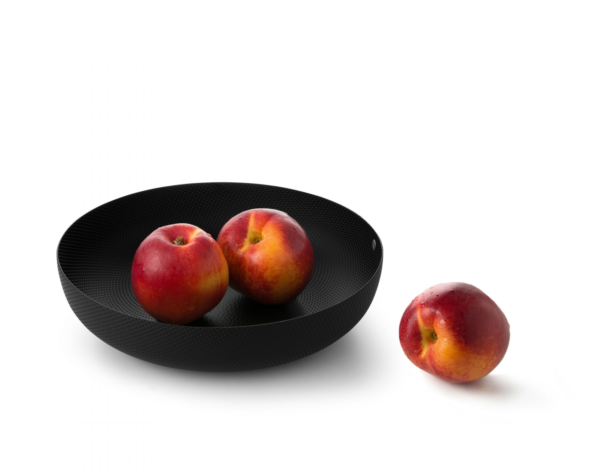 JM17/21 BT Round Fruit bowl Black Alessi SINGLE PIECES