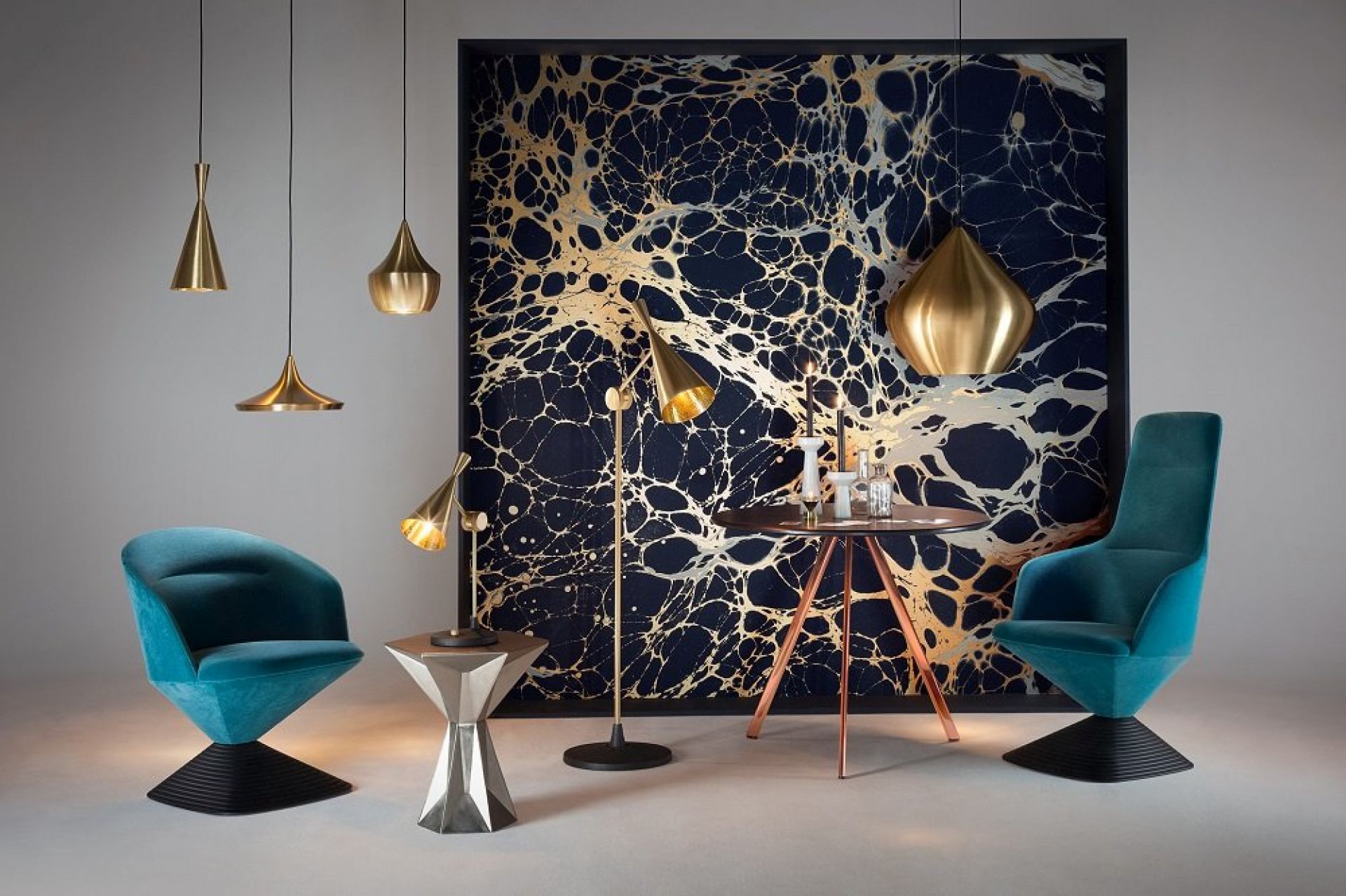 Wide LED Pendant Tom Dixon | brass | TOM DIXON BLS01B PEUM3