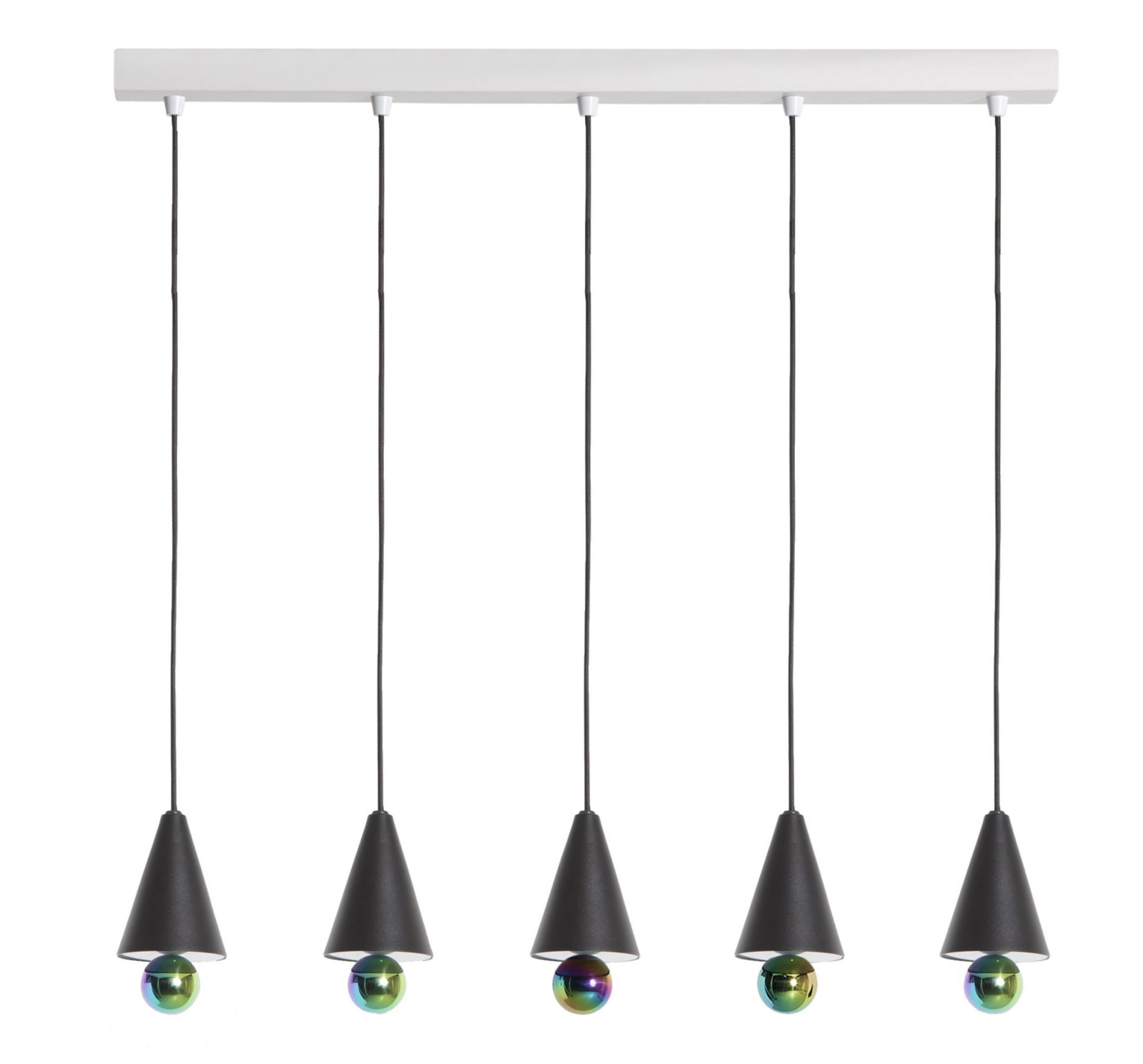 Cherry Pendant light Pendant light set of 5 Linear Petite Friture 