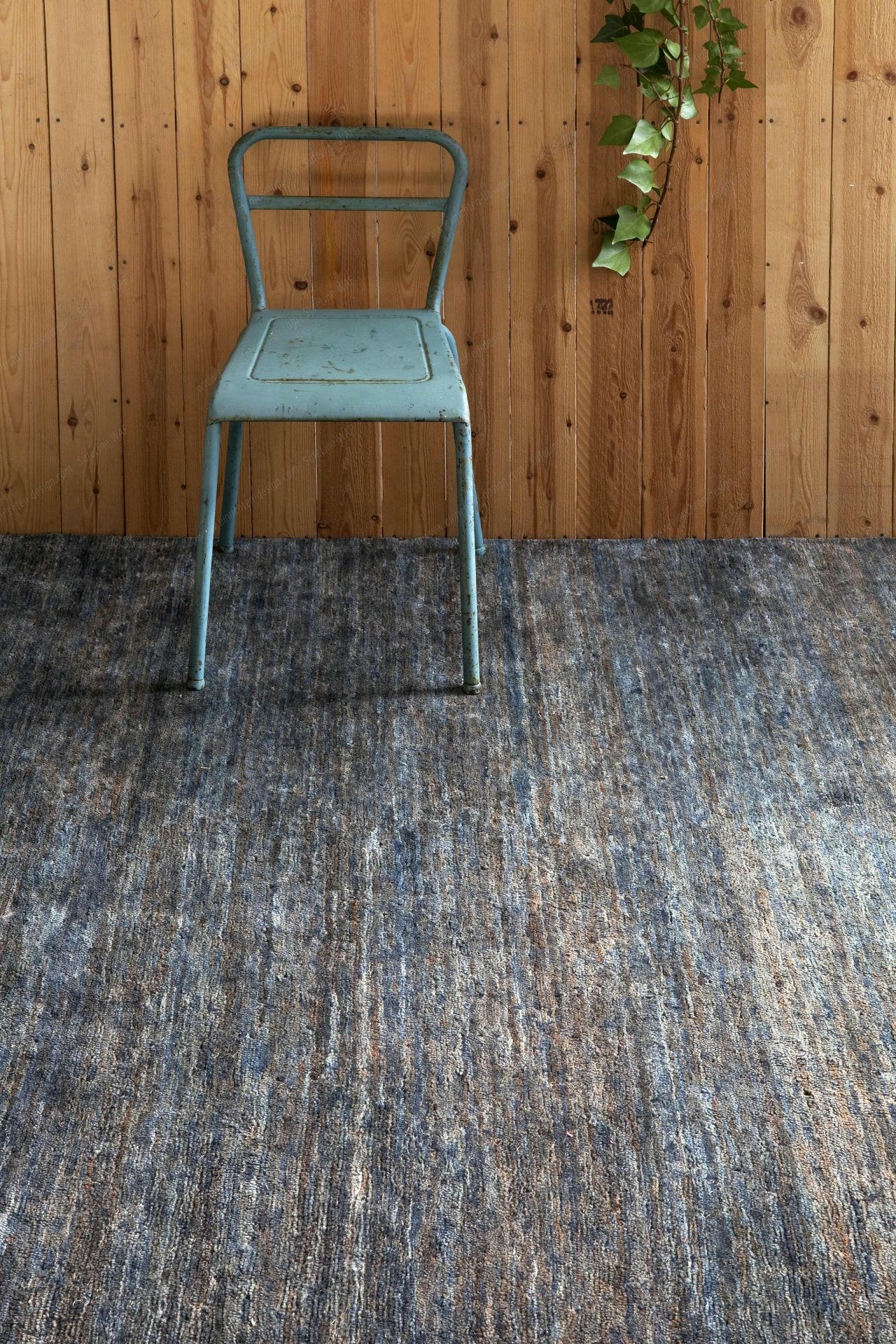 Noche Carpet greenish blue 200x300 Nanimarquina