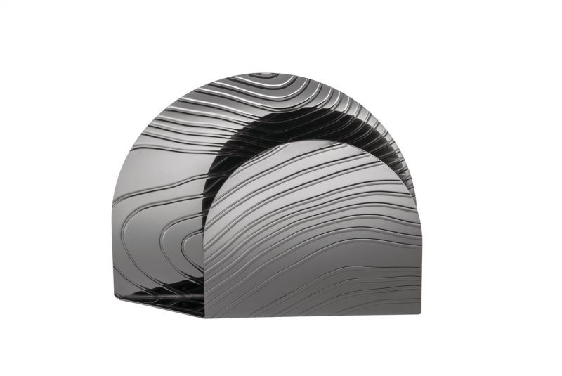PU08 Veneer Napkin holder stainless steel Alessi SINGLE PIECES