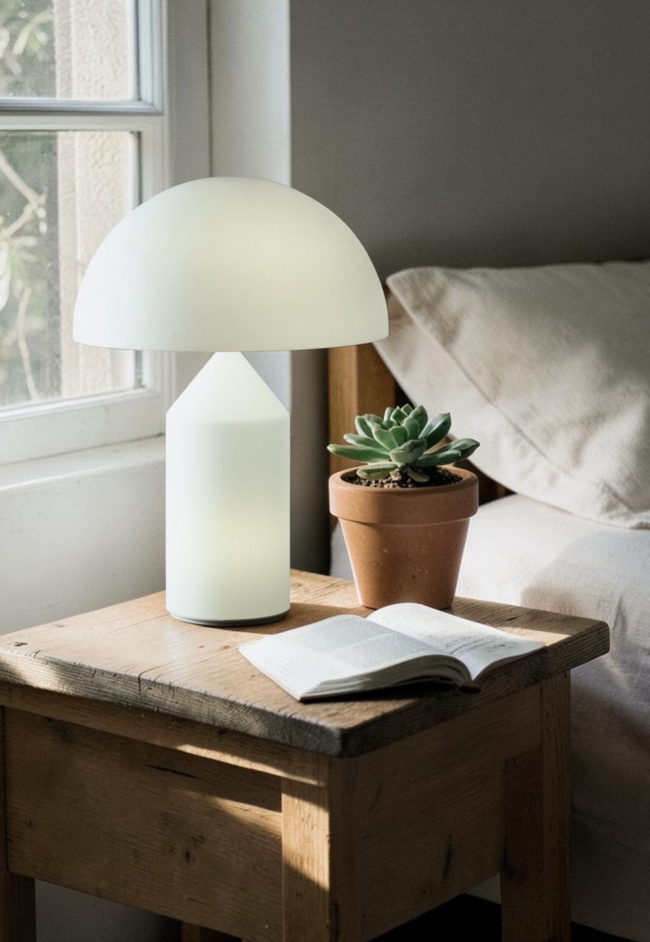 Atollo Table Lamp Murano Glass Oluce
