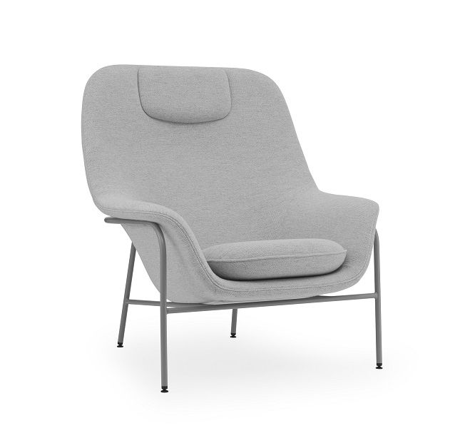 Drape Lounge Chair High with Headrest Normann Copenhagen