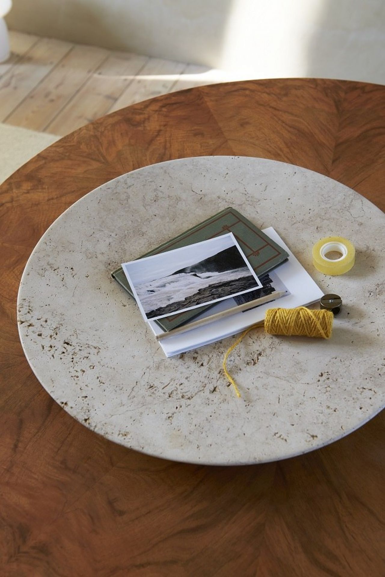 Collect Plate SC55 Travertine AndTradition