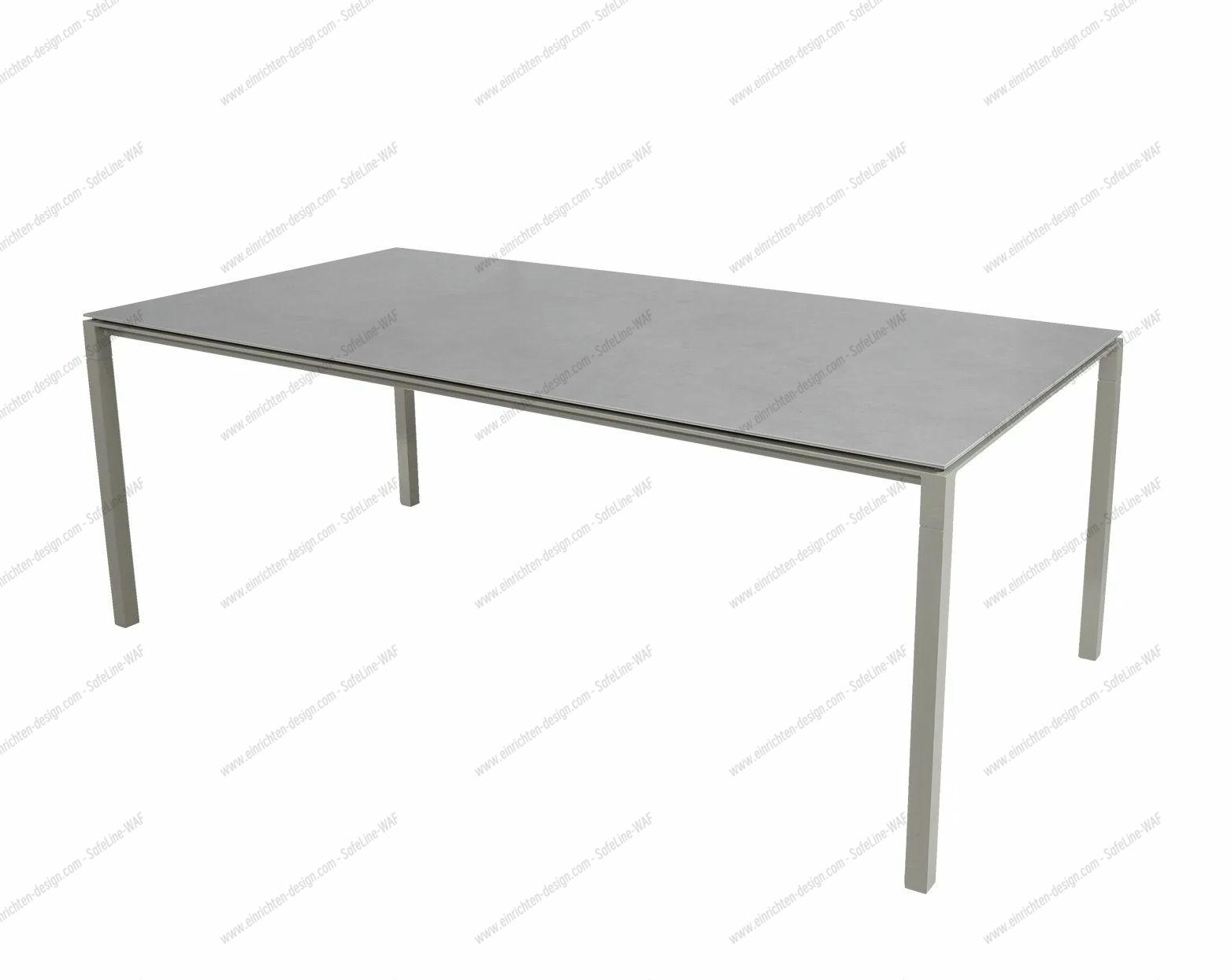 Pure Outdoor Dining table medium W 200 x D 100 x H 74 cm Cane-Line