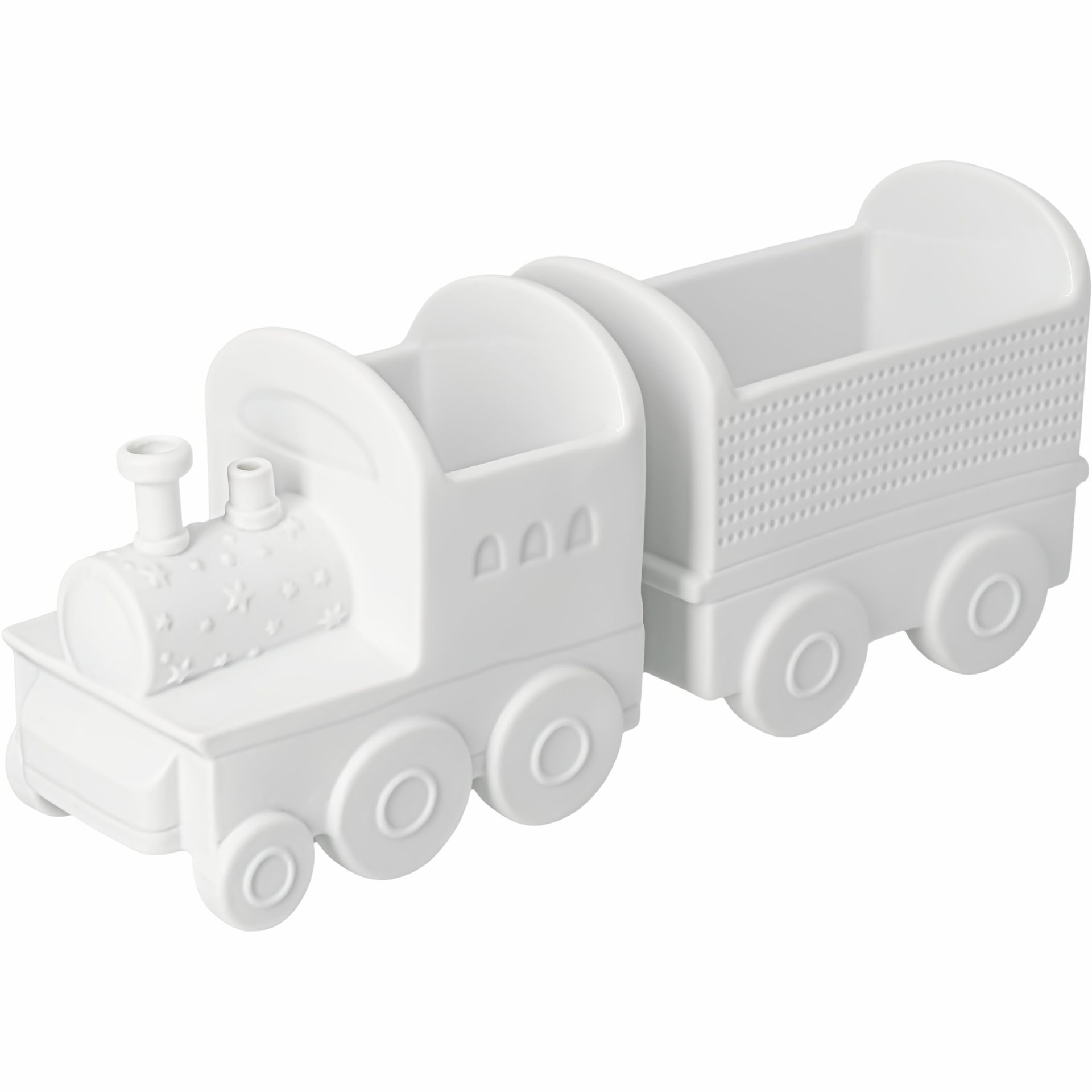 Christmas Train Set Bowl Set Wheels