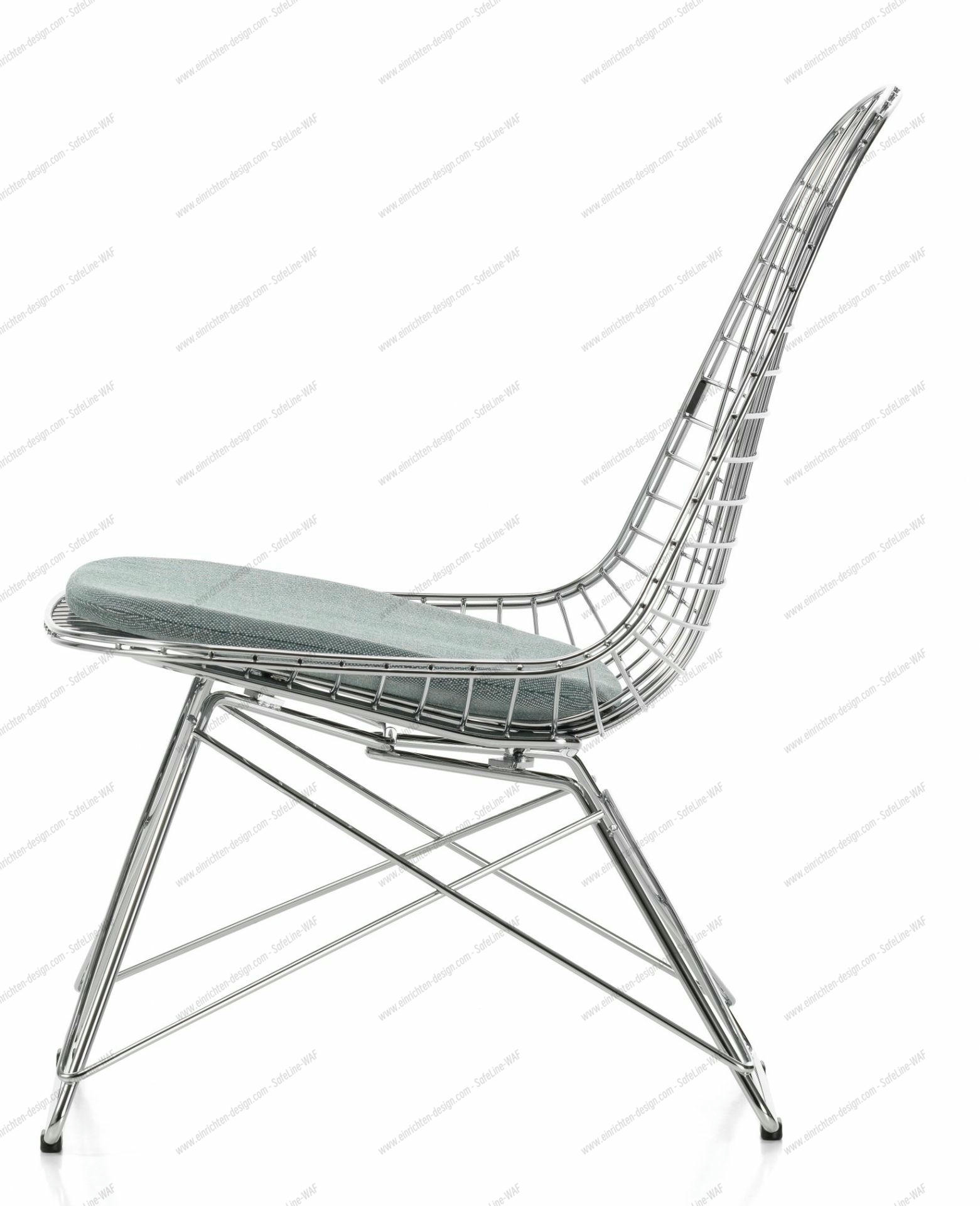 LKR-5 Wire Chair Chair with Seat Cushion Vitra