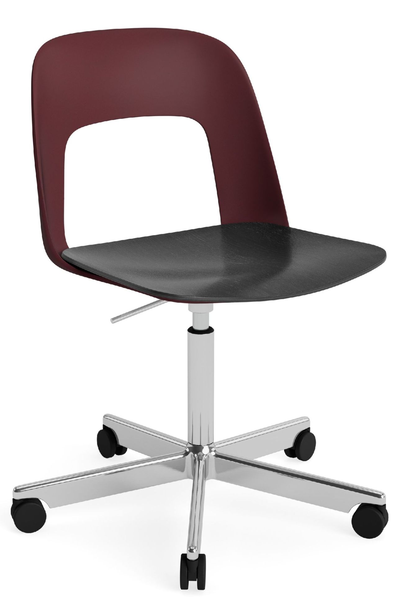 Layout Side Chair 142 5-star swivel base chair Hay  