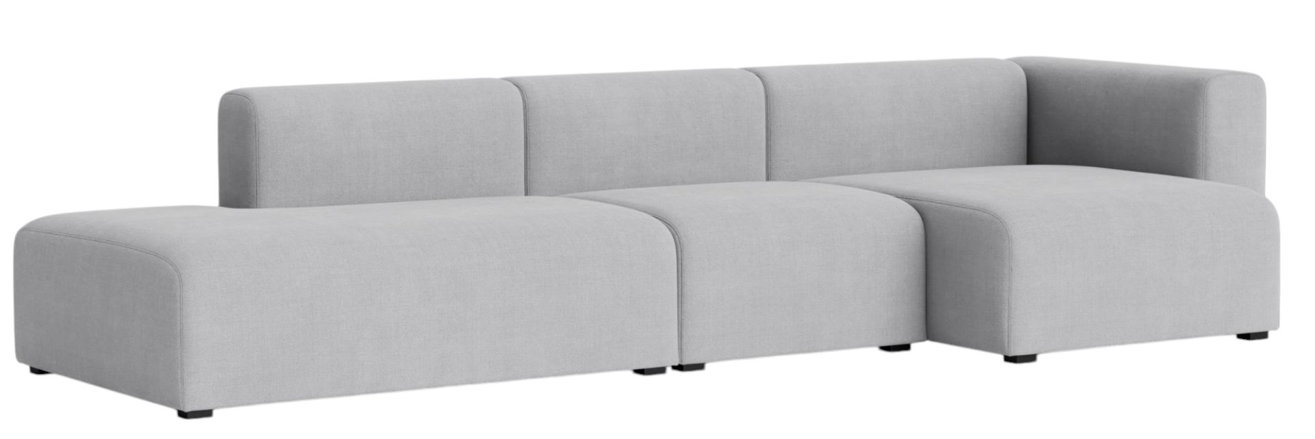 Mags Sofa 3-seater Combination 4 with armrest right Hay 