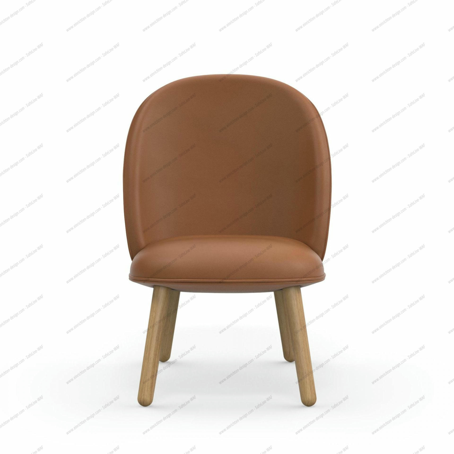 Ace Lounge Chair oak Normann Copenhagen Ultraleather