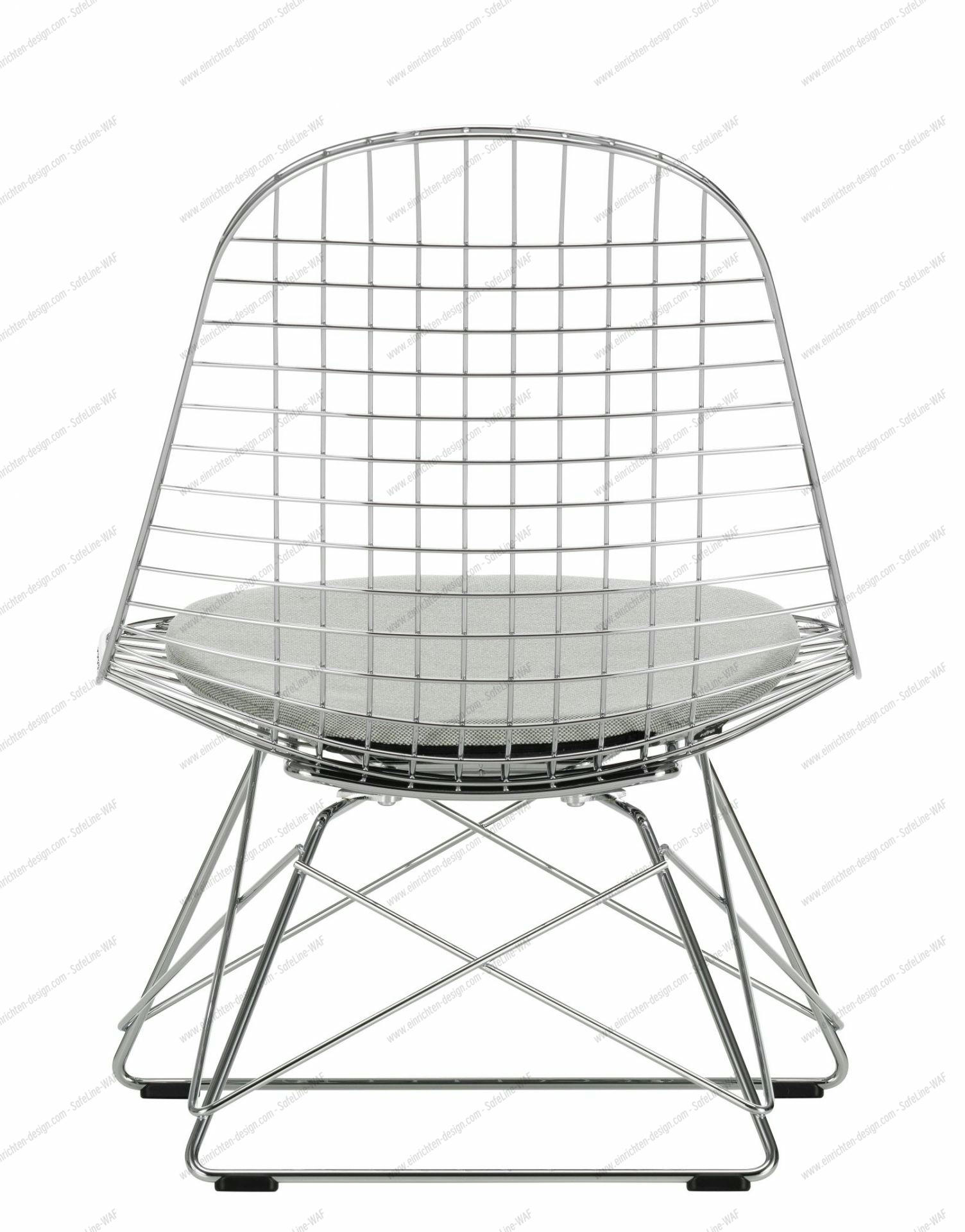 LKR-5 Wire Chair Chair with Seat Cushion Vitra