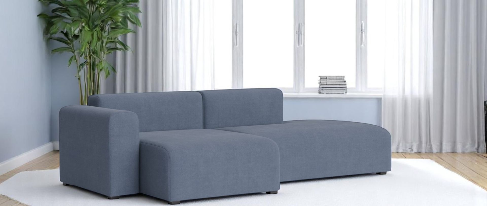 Mags Sofa 2.5-seater Combination 3 low Armrest with armrest left Hay