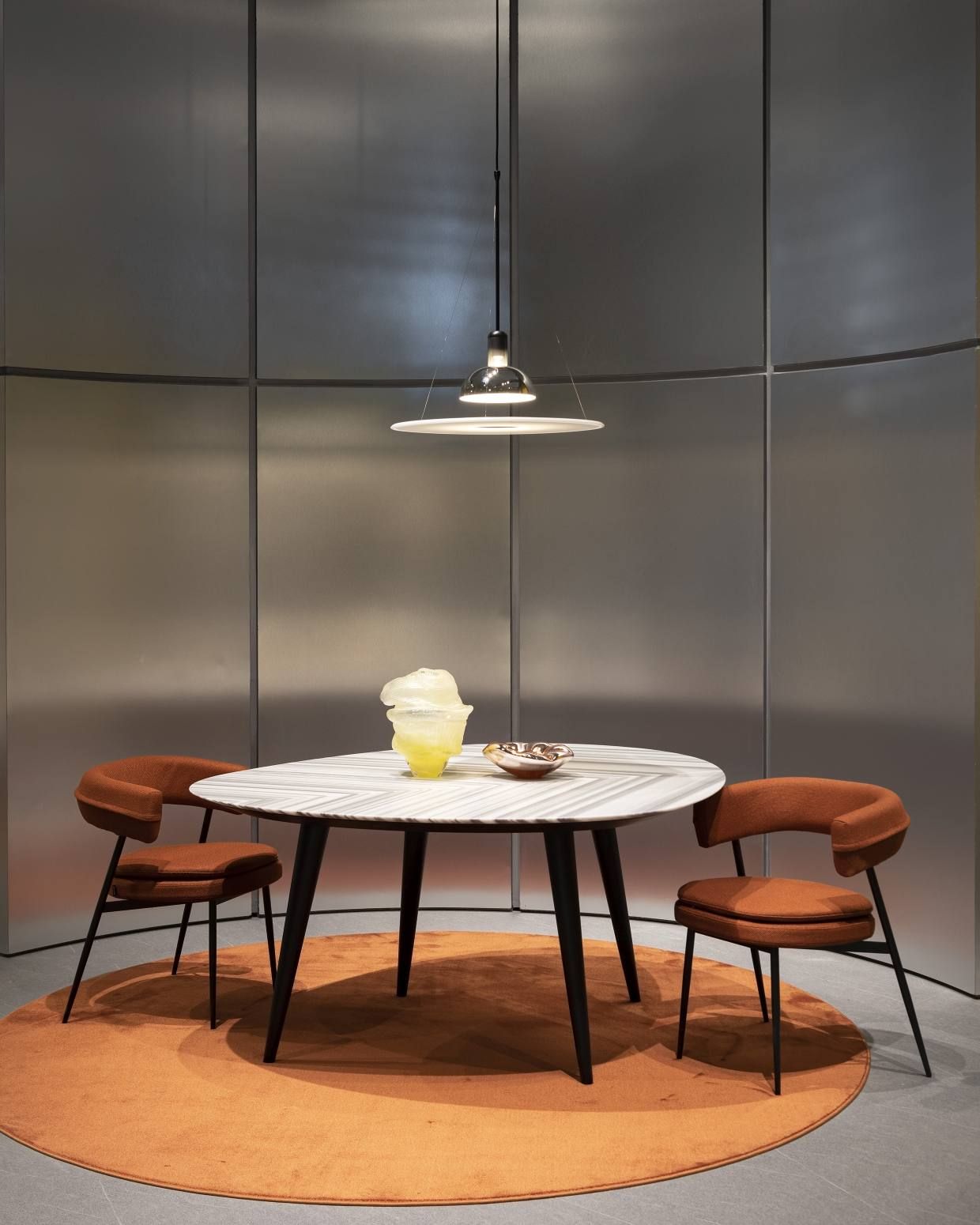 2318 Tweed Marble Dining Table W 160 cm Zanotta