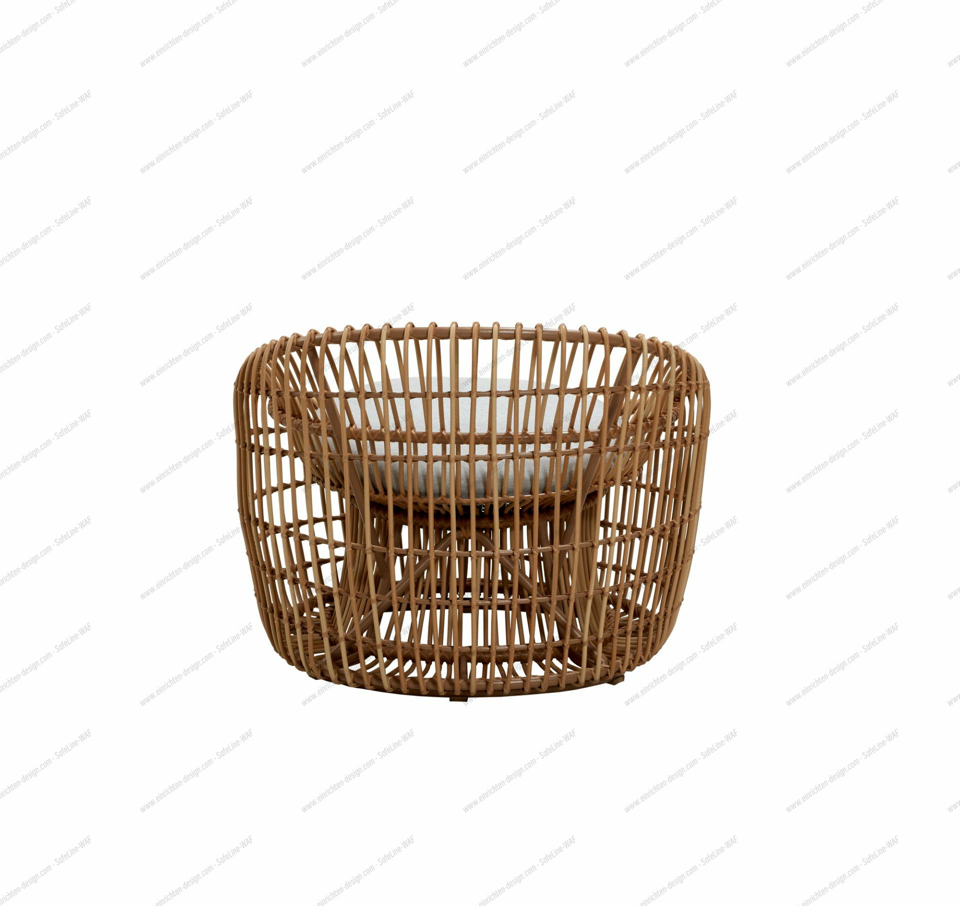 Nest Outdoor Round Armchair with cushion Cane-Line