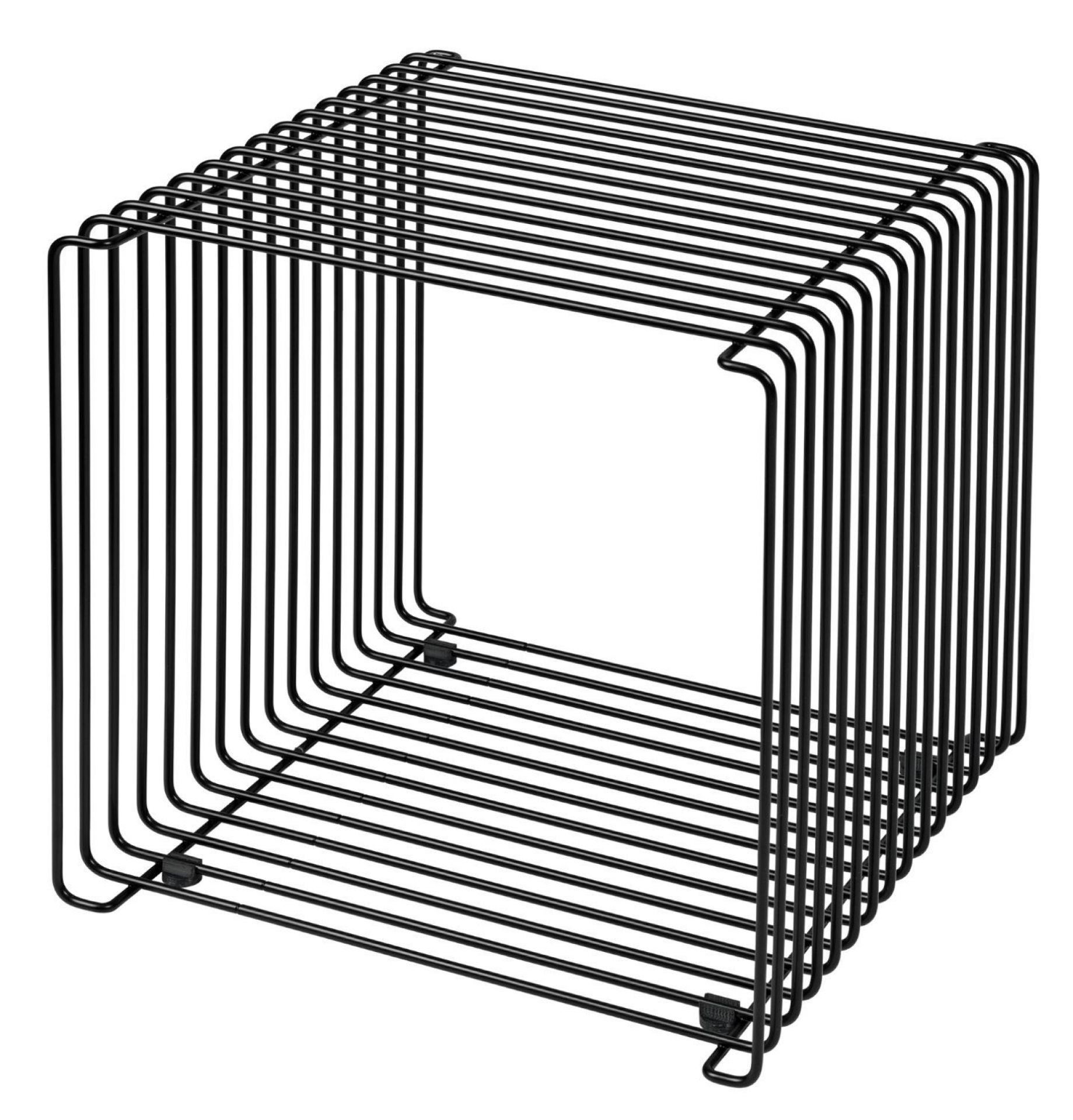 Wire Cube Wire Shelf Montana QUICK SHIP, black painted