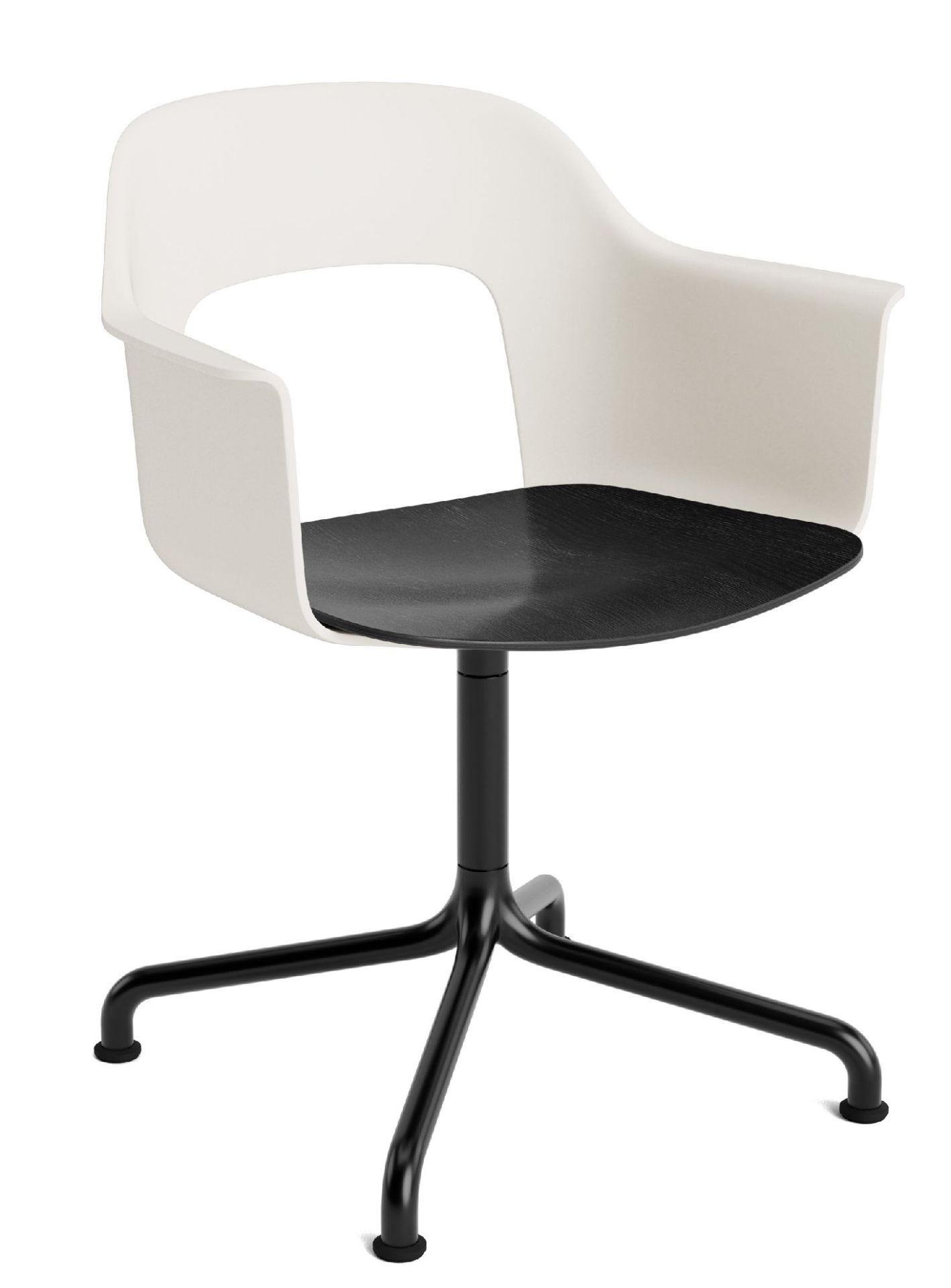 Layout Armchair 252 Armchair 4-star base swivel base with curved base Hay  